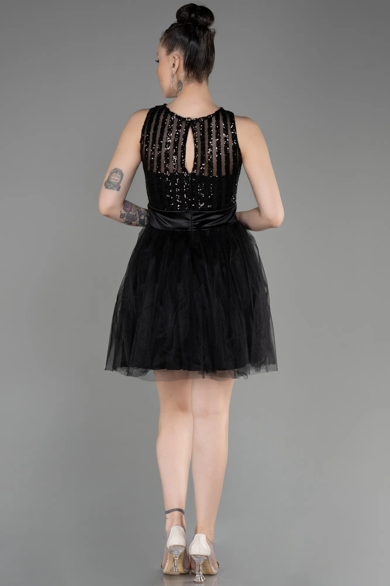 Black-Short Prom Gown ABK2016