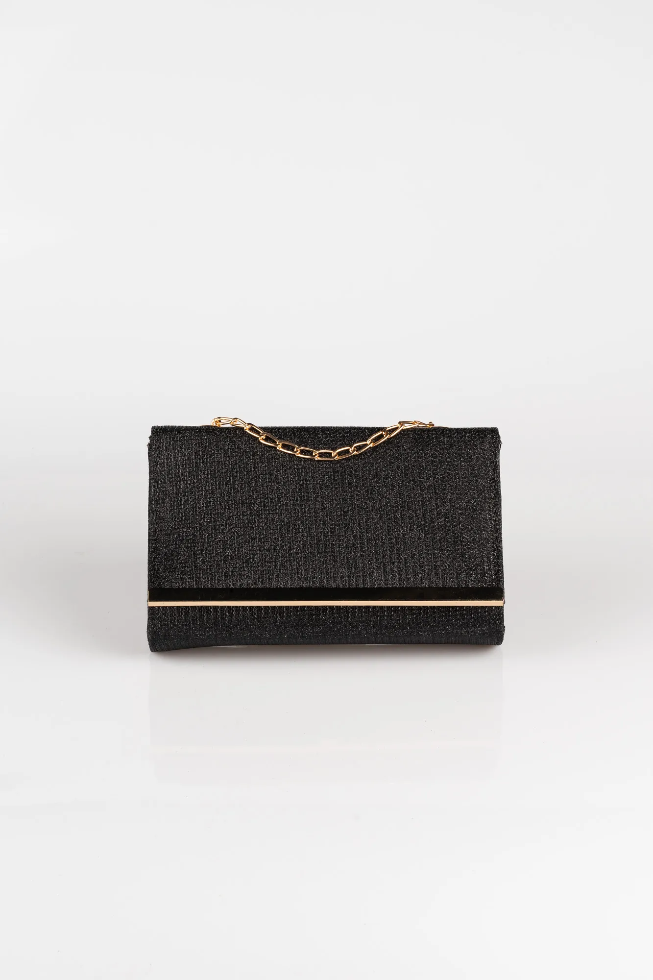Black-Silvery Evening Bag SH805