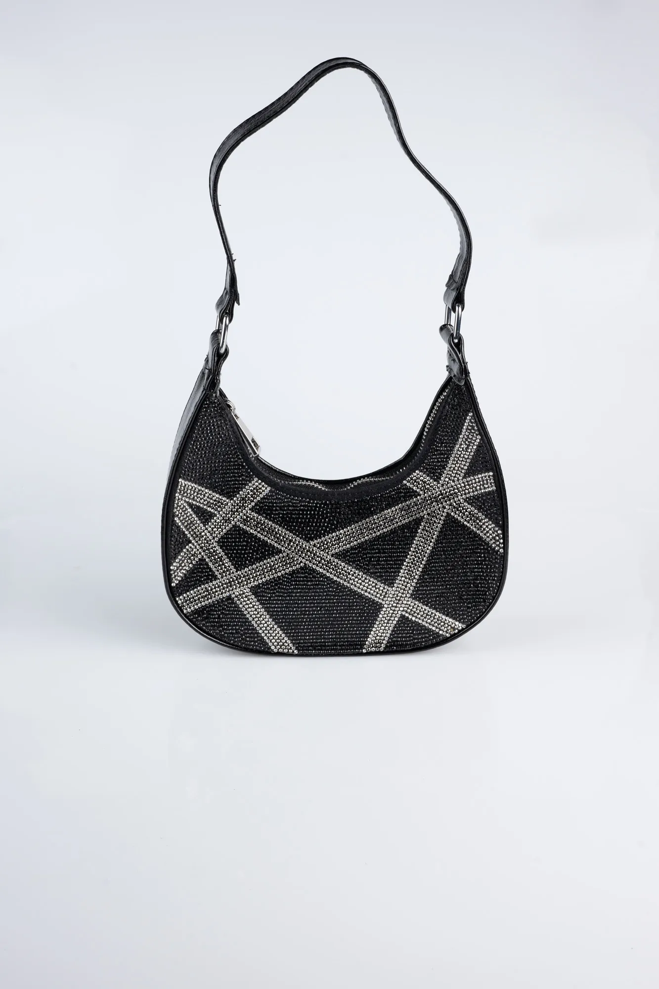 Black-Stony Evening Bag VCT909