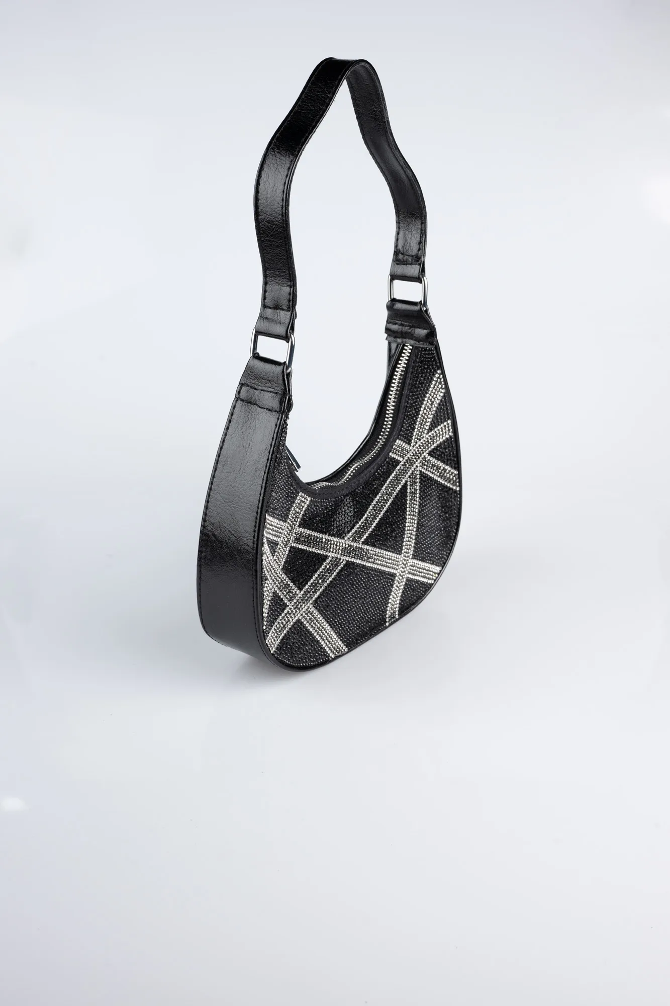 Black-Stony Evening Bag VCT909