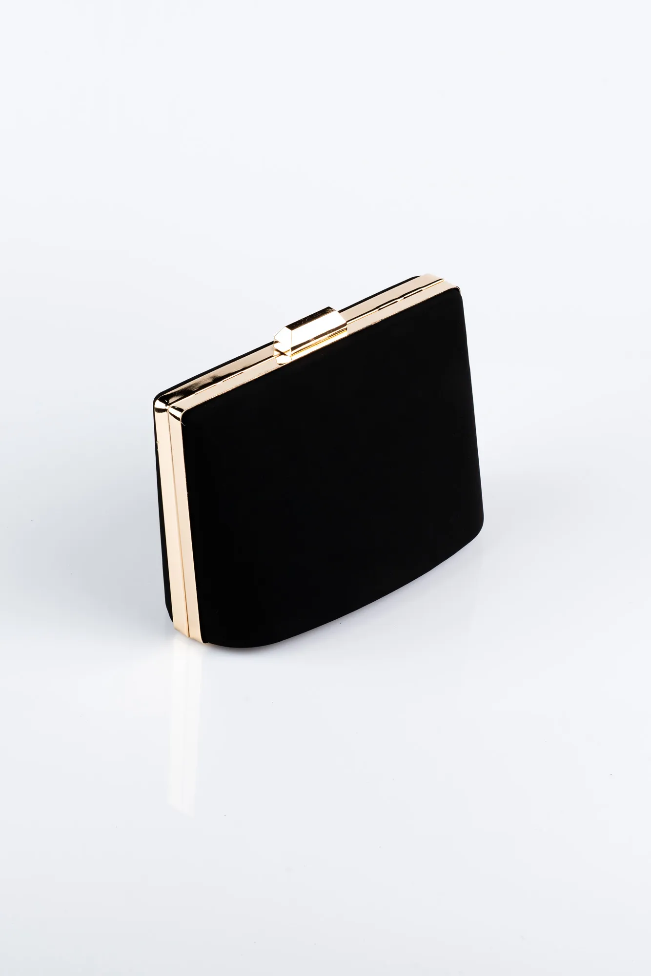 Black-Suede Box Bag SH815