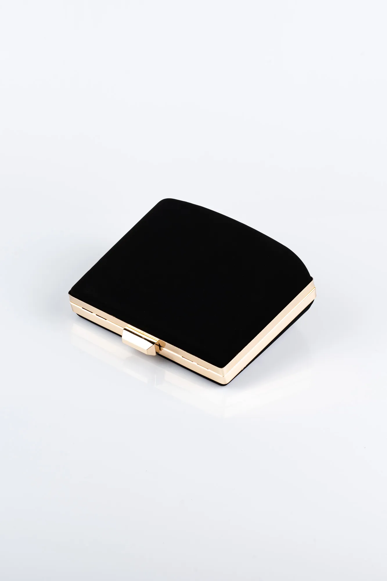 Black-Suede Box Bag SH815