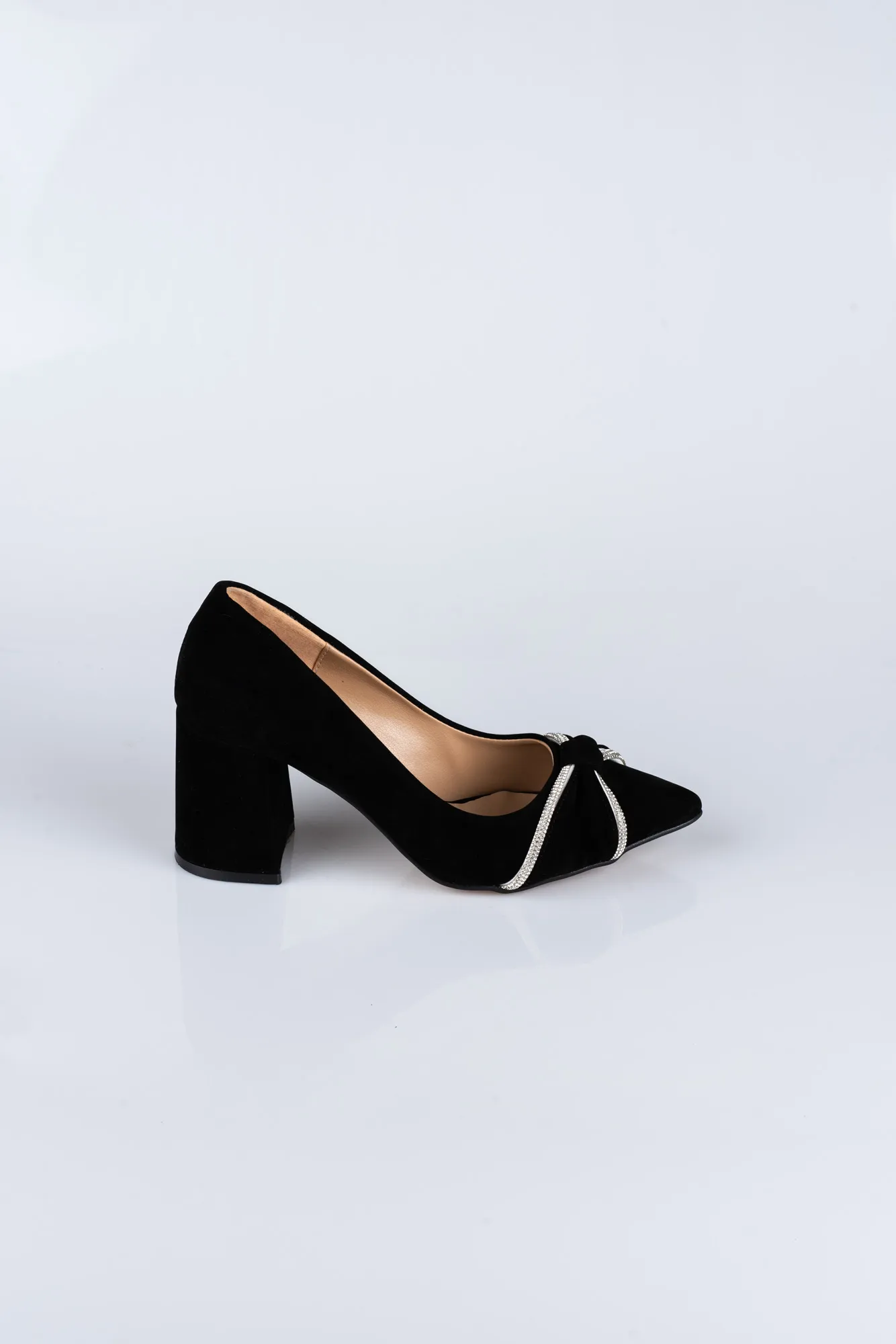 Black-Suede Evening Shoe ABS1102