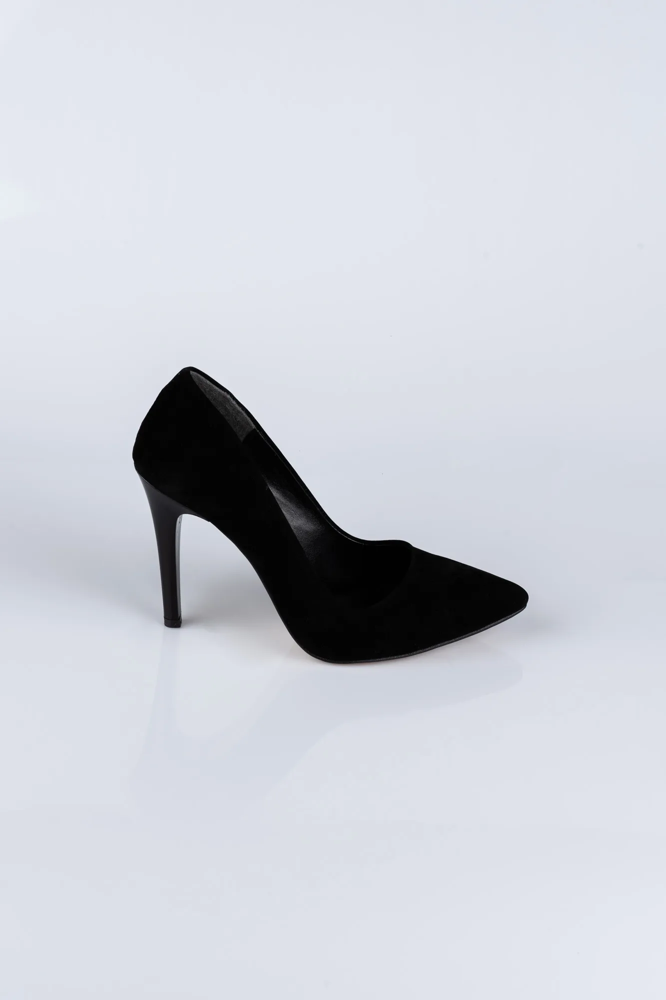 Black-Suede Stiletto ABN1096