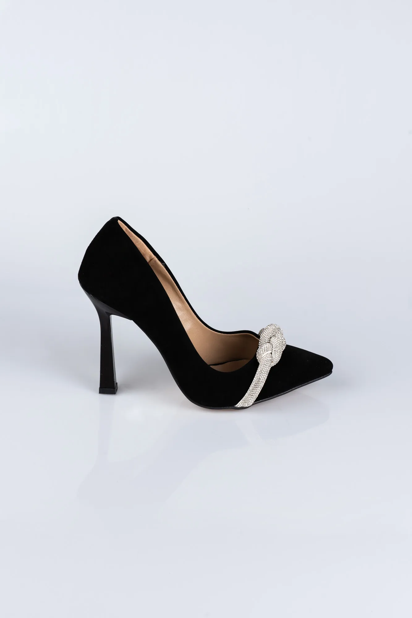 Black-Suede Stiletto ABS1103