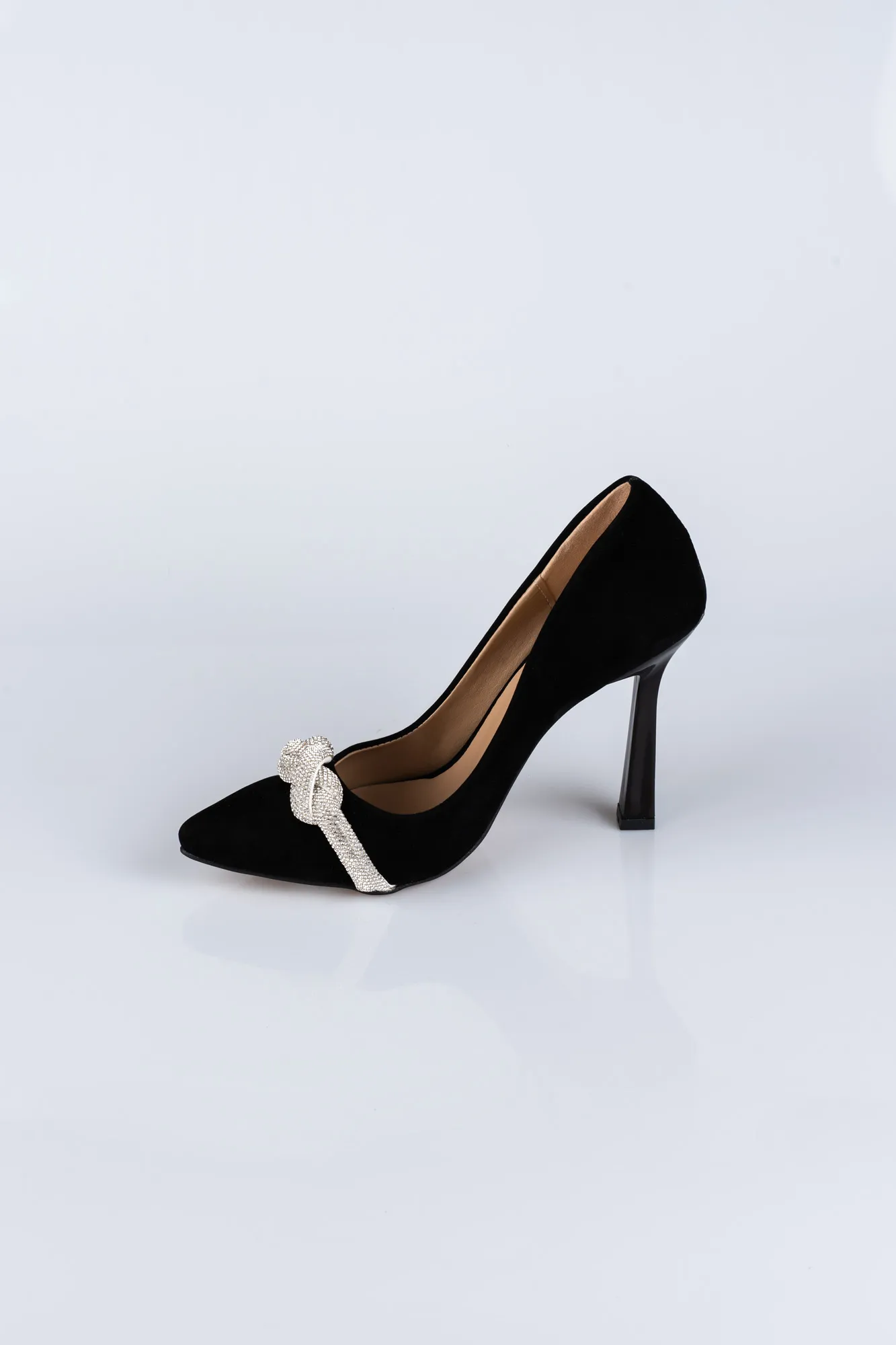 Black-Suede Stiletto ABS1103