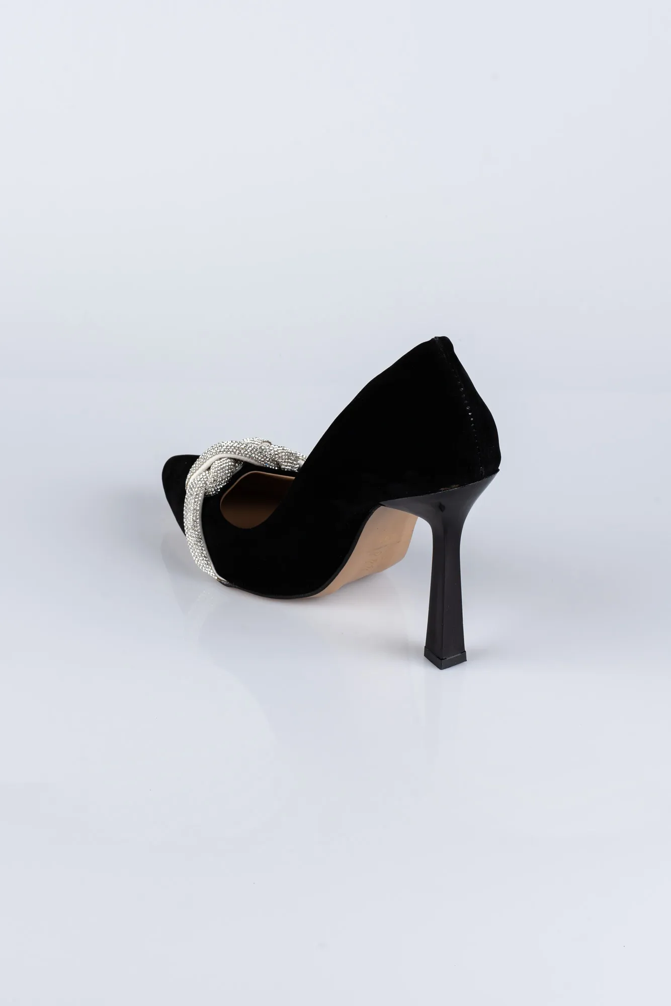 Black-Suede Stiletto ABS1103