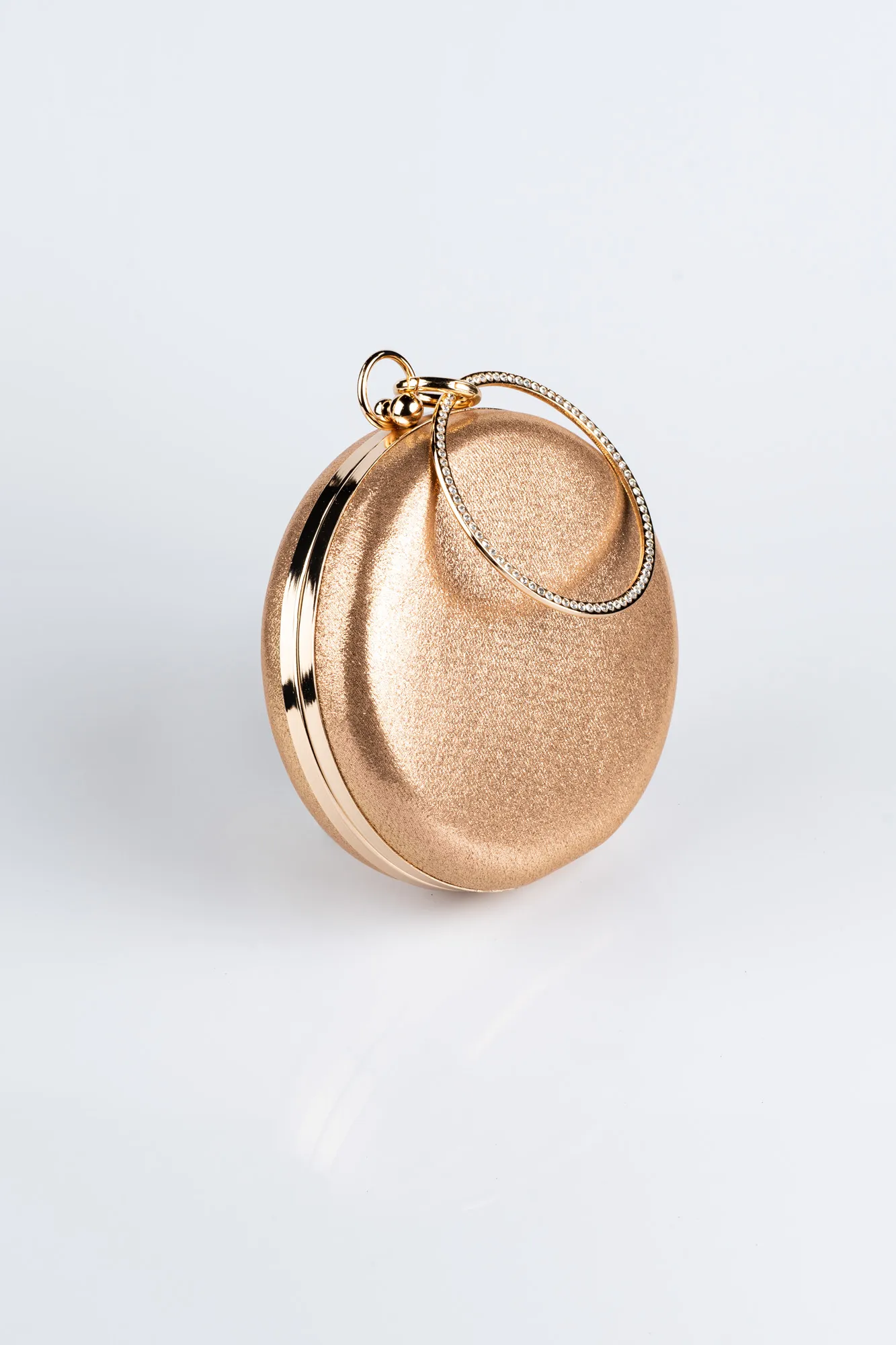 Bronze-Plaster Fabric Box Bag V0259