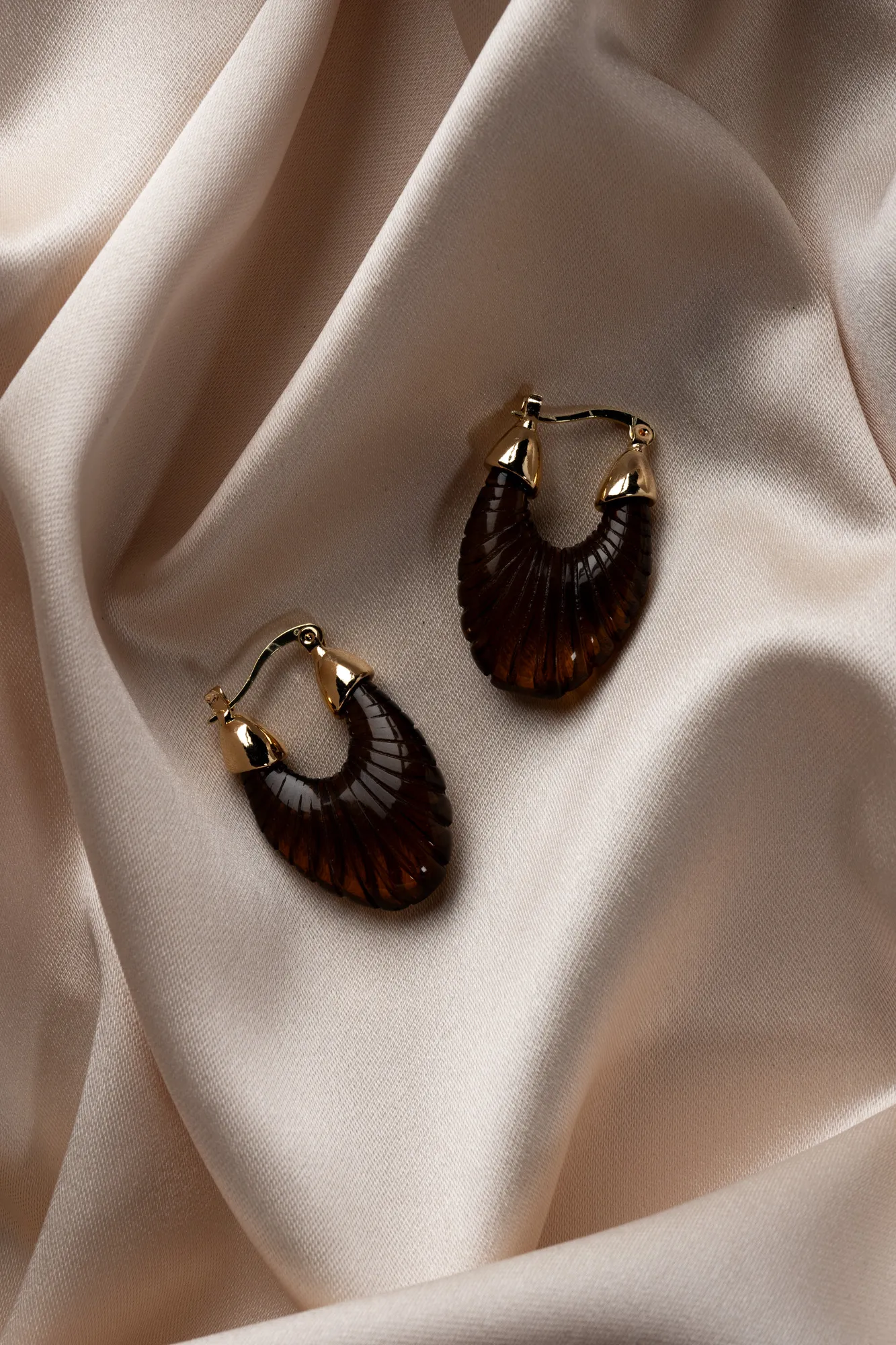 Brown-Earring SR640