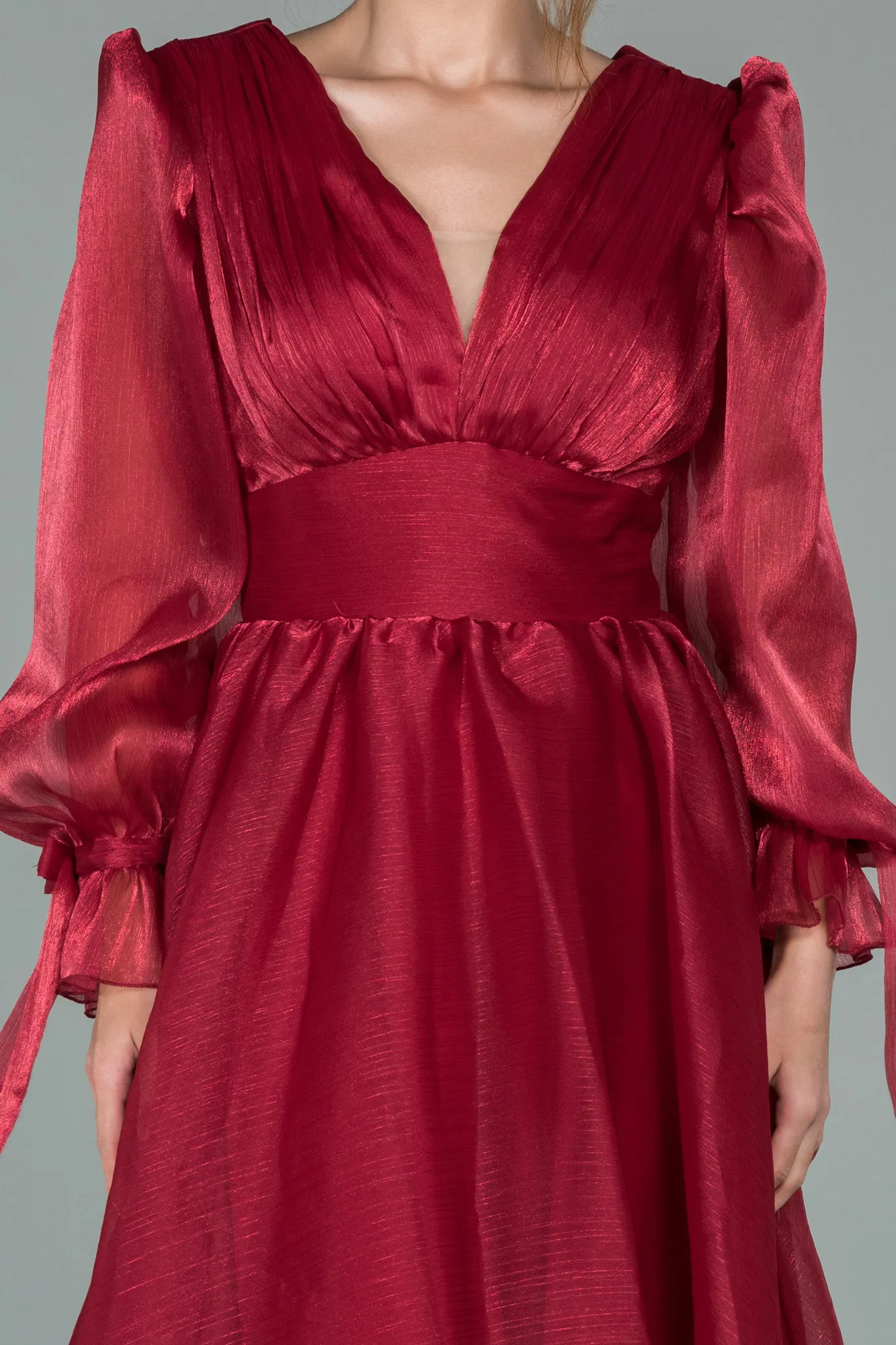 Burgundy-Long Evening Dress ABU1951