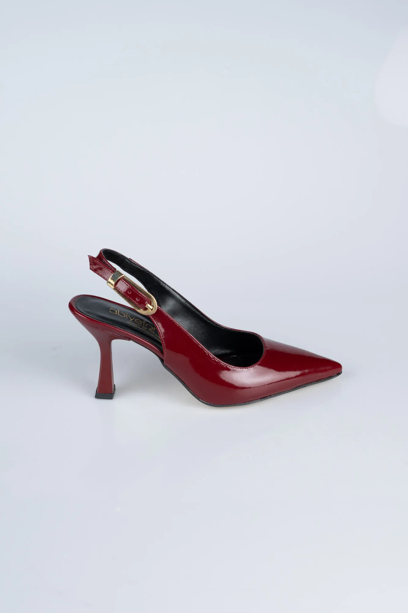 Burgundy-Patent Leather Evening Shoe ABR1130