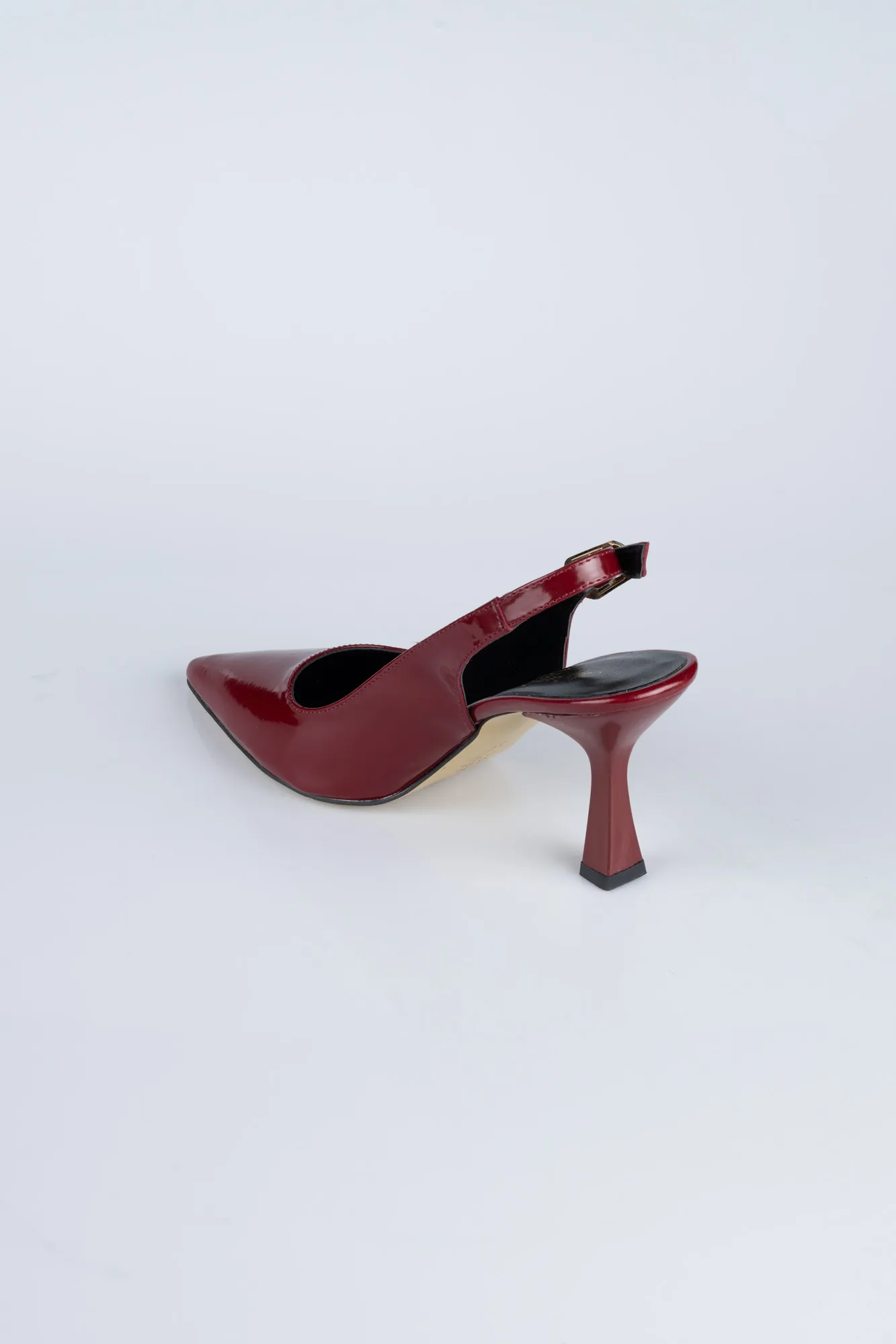 Burgundy-Patent Leather Evening Shoe ABR1130