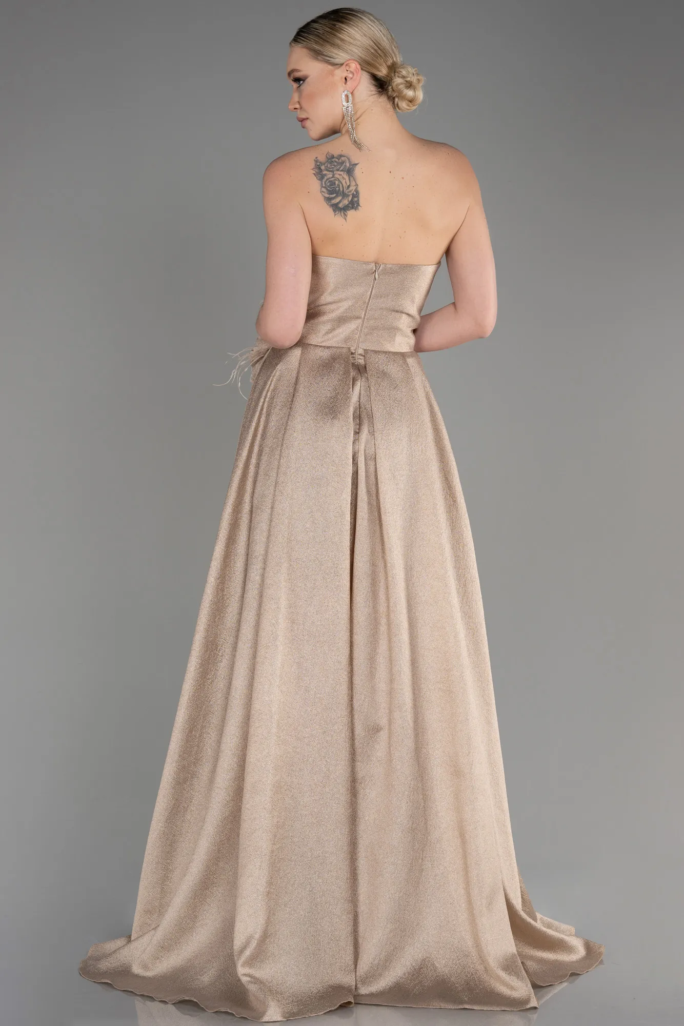 Cappuccino-Long Evening Dress ABU3793