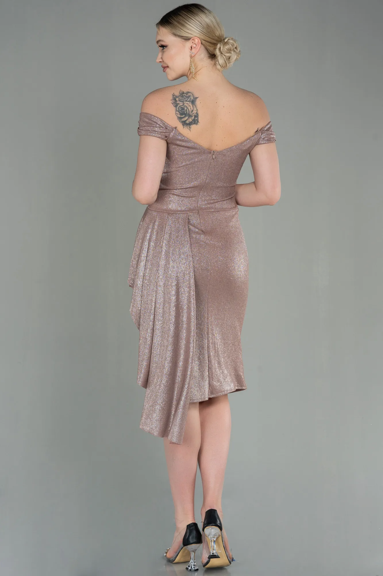 Cappuccino-Midi Invitation Dress ABK1239