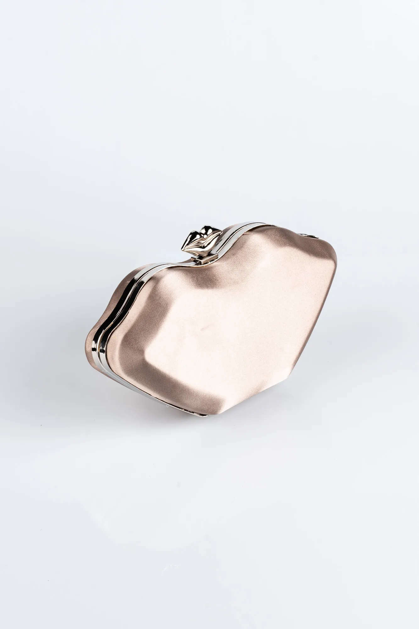 Cappuccino-Satin Box Bag SH816