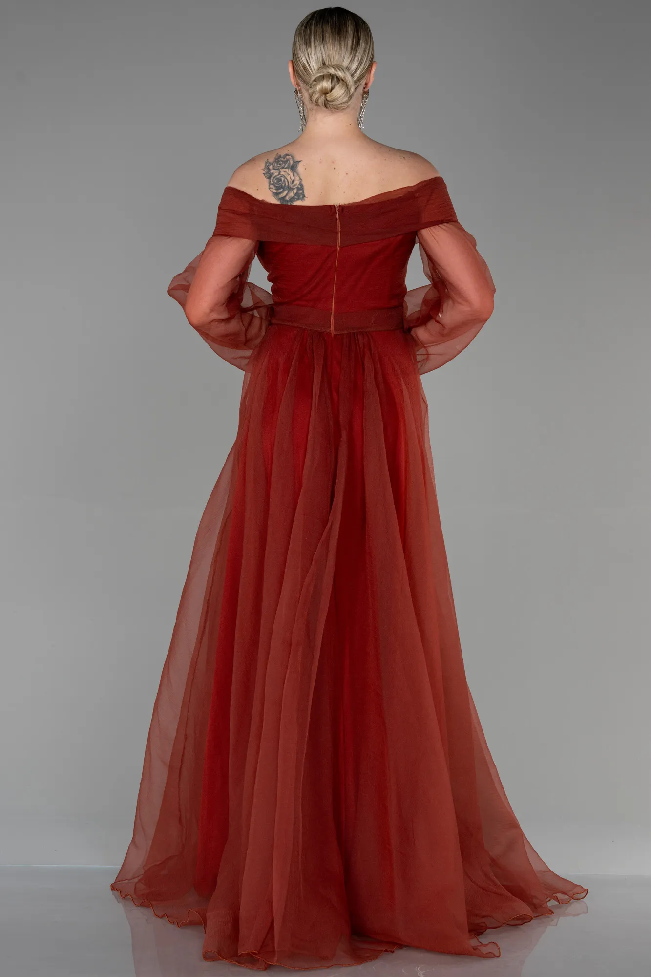 Cinnamon-Long Engagement Dress ABU1468