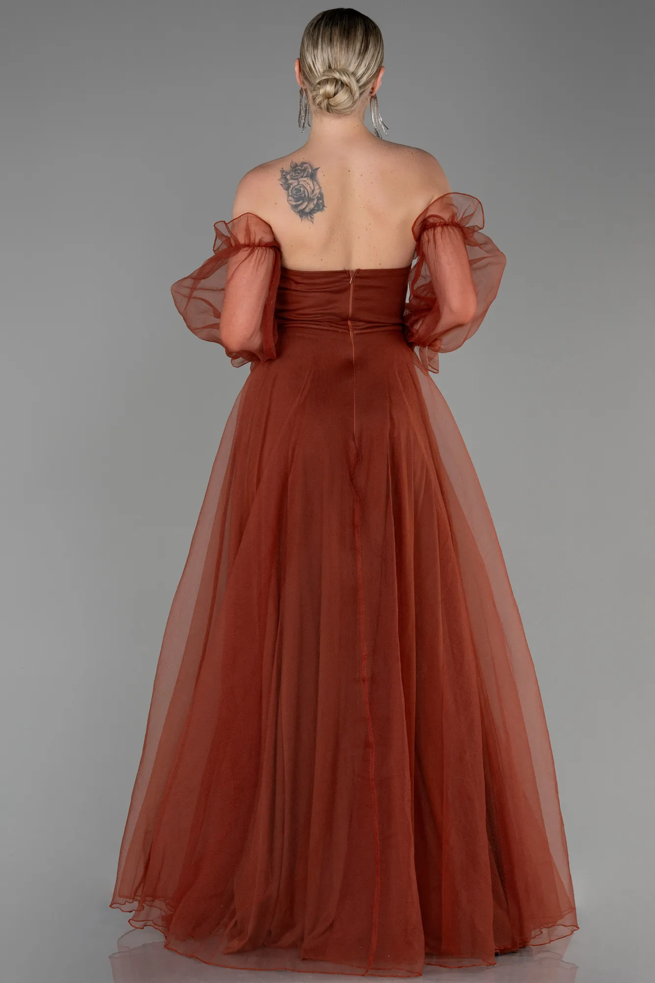 Cinnamon-Long Evening Dress ABU2076