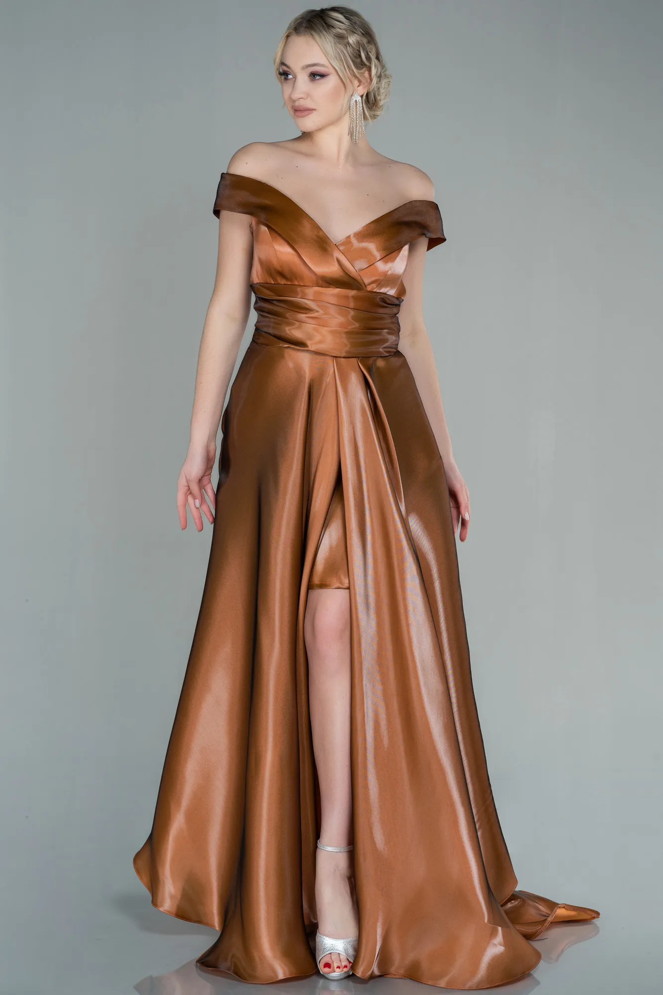 Cinnamon-Long Evening Dress ABU2824