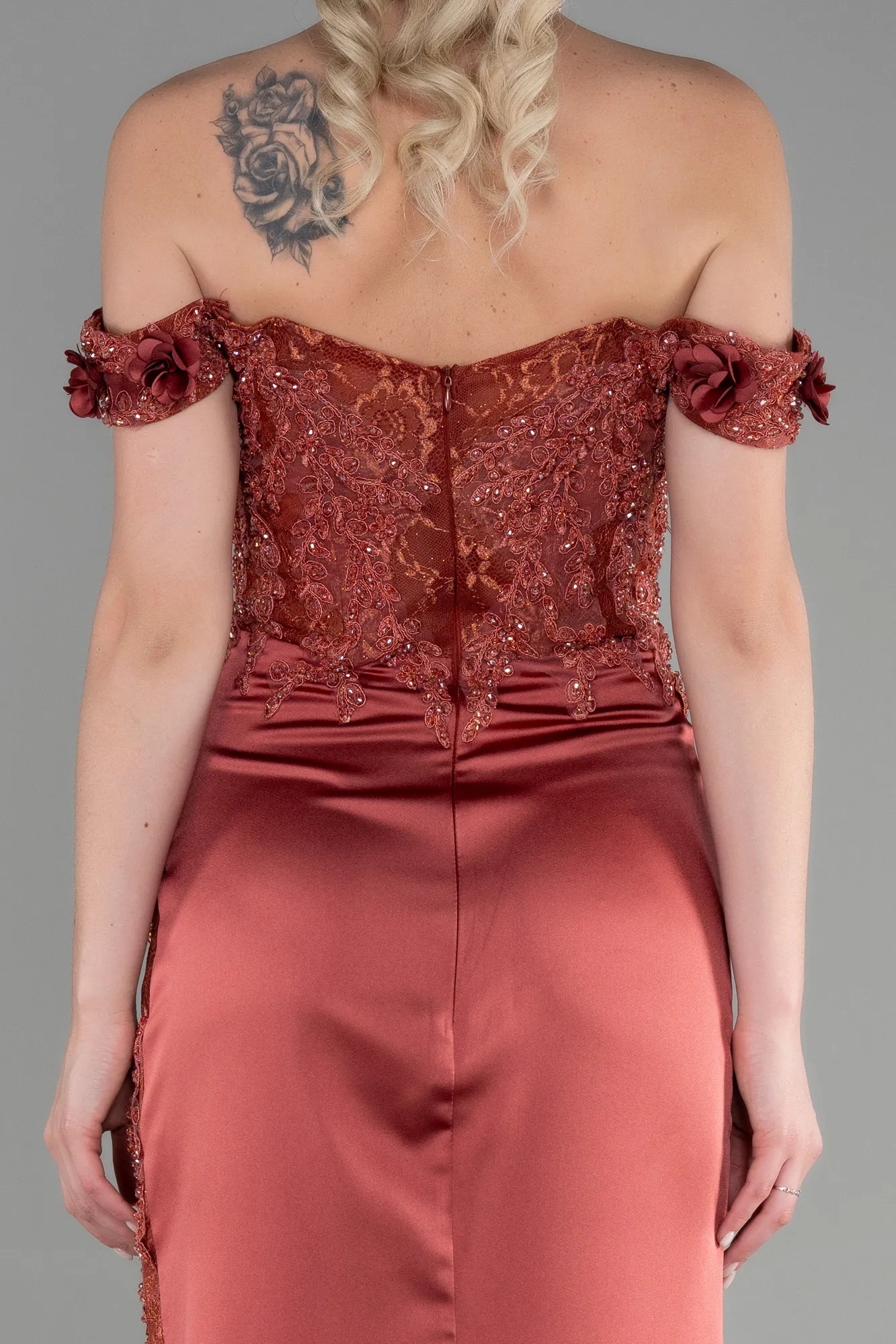 Cinnamon-Long Evening Dress ABU3384