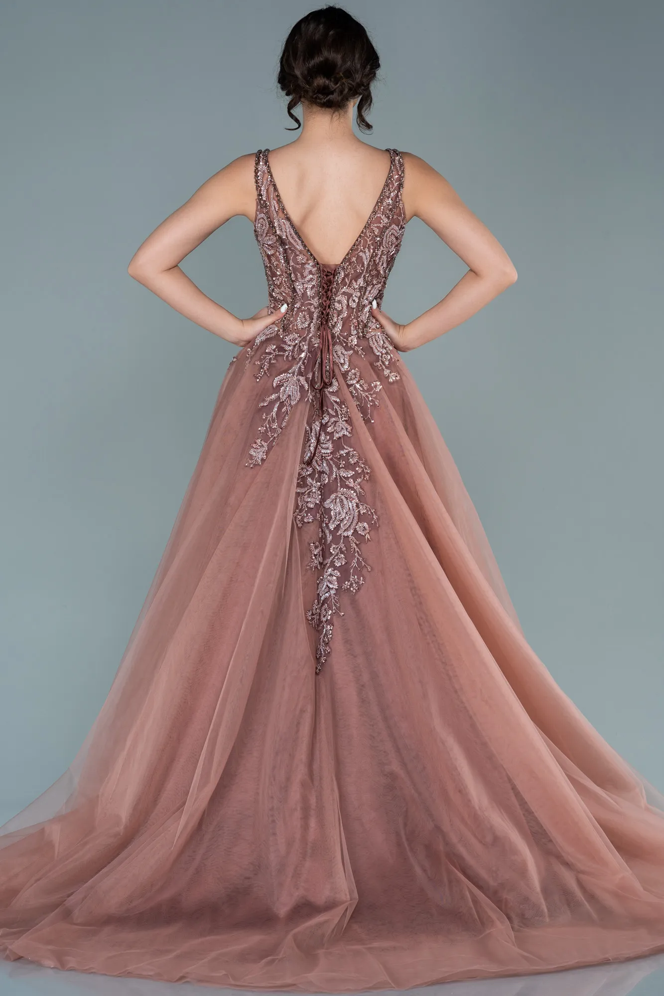 Cinnamon-Long Haute Couture ABU2674