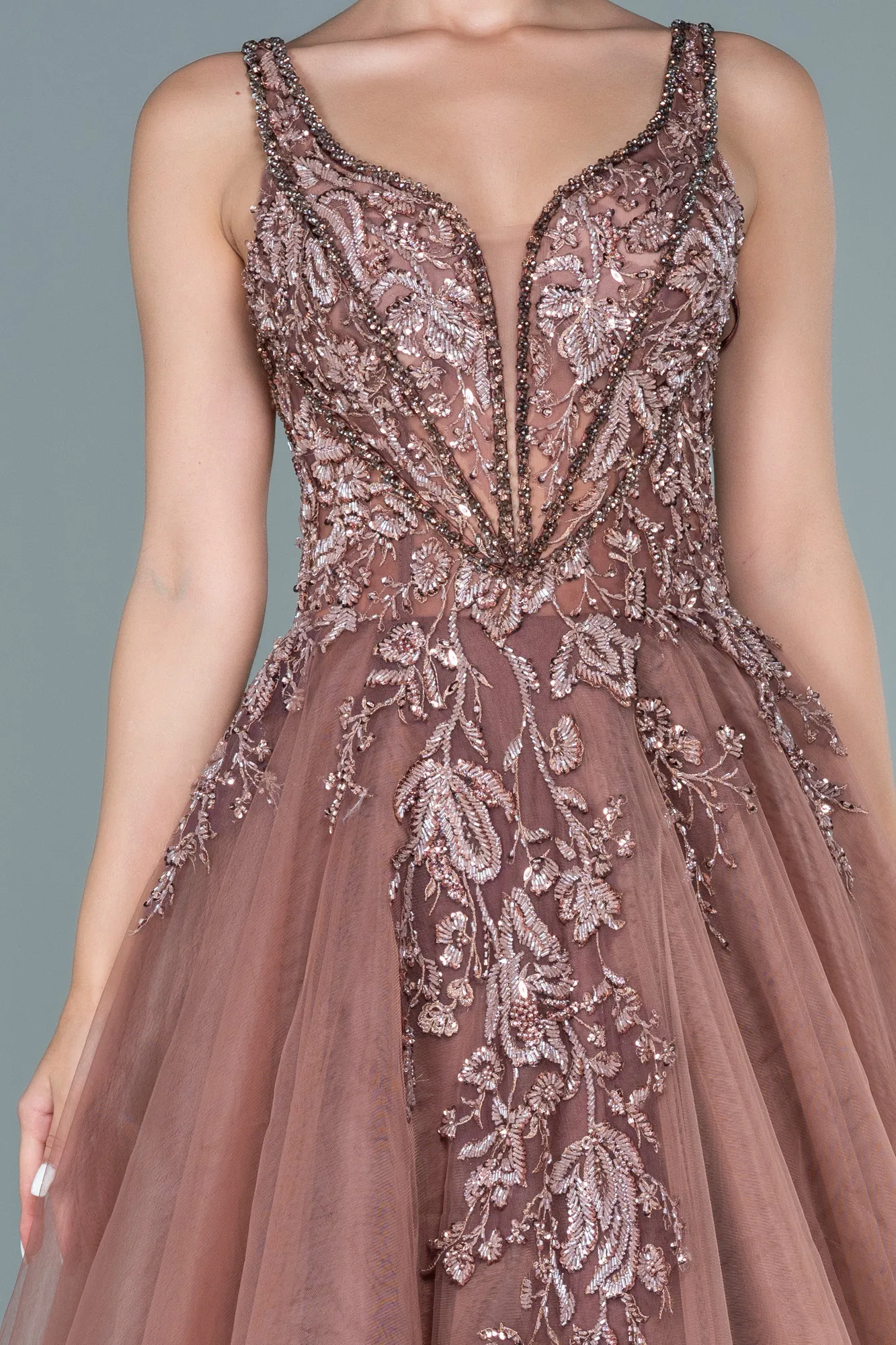 Cinnamon-Long Haute Couture ABU2674