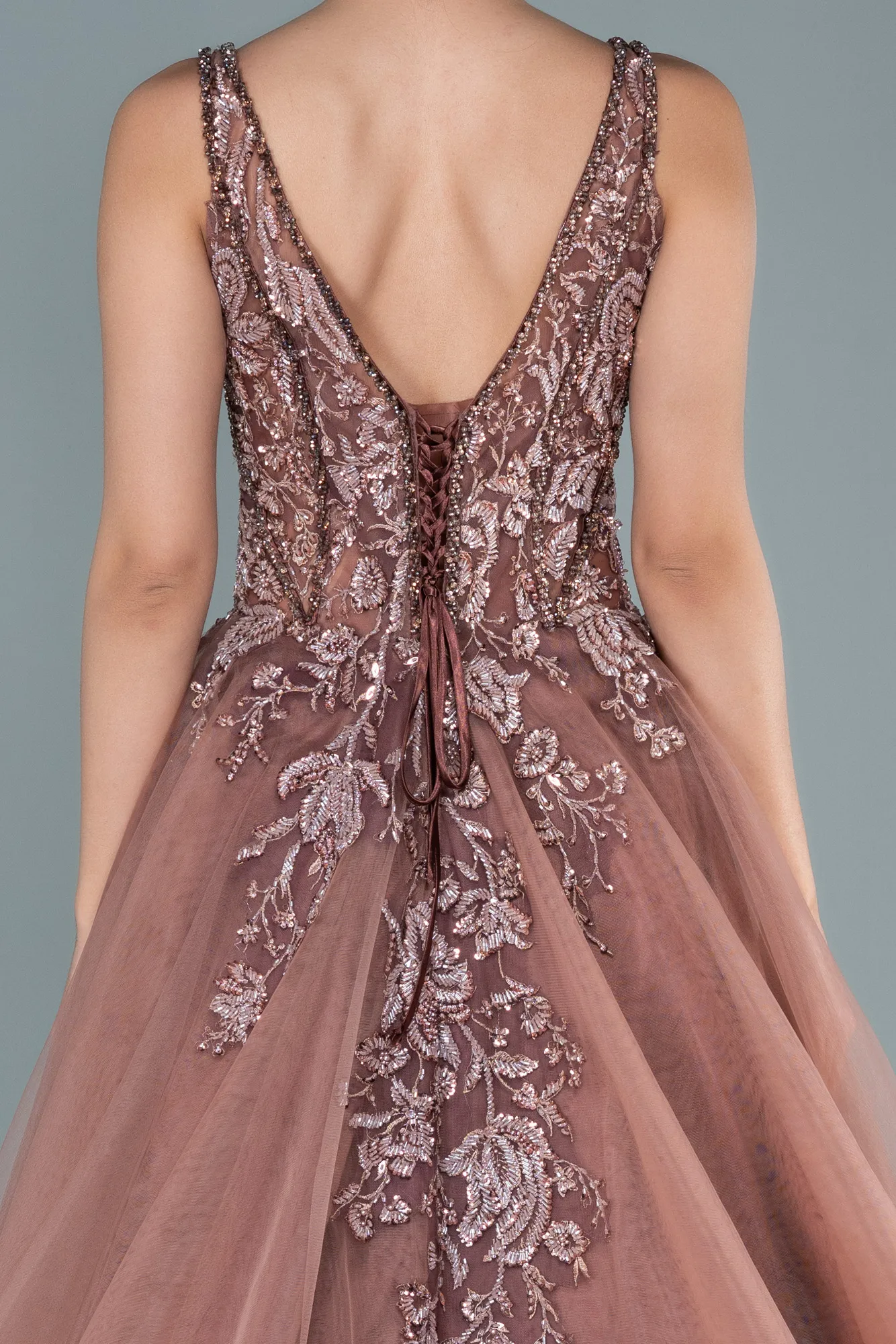 Cinnamon-Long Haute Couture ABU2674