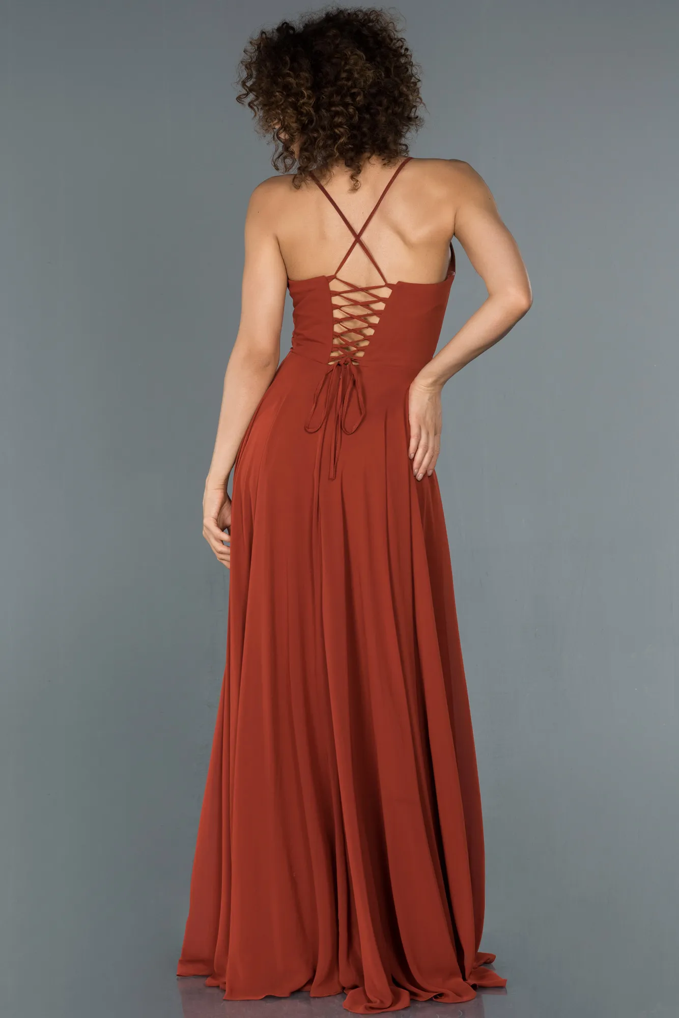 Cinnamon-Long Prom Gown ABU1305