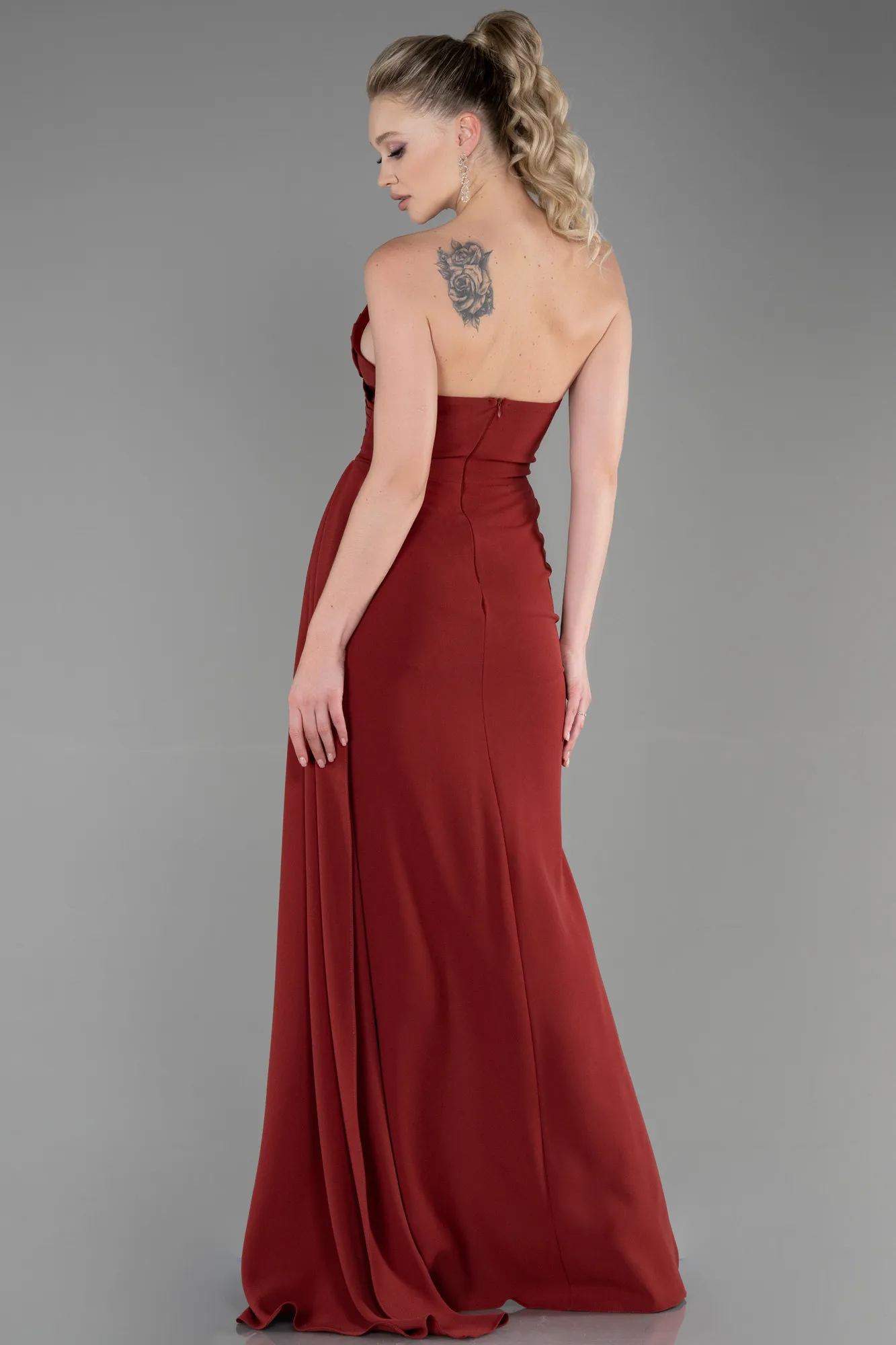 Cinnamon-Long Prom Gown ABU3344