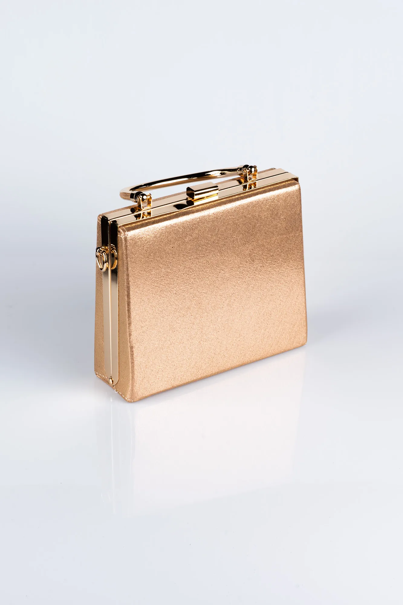 Copper-Plaster Fabric Box Bag V294