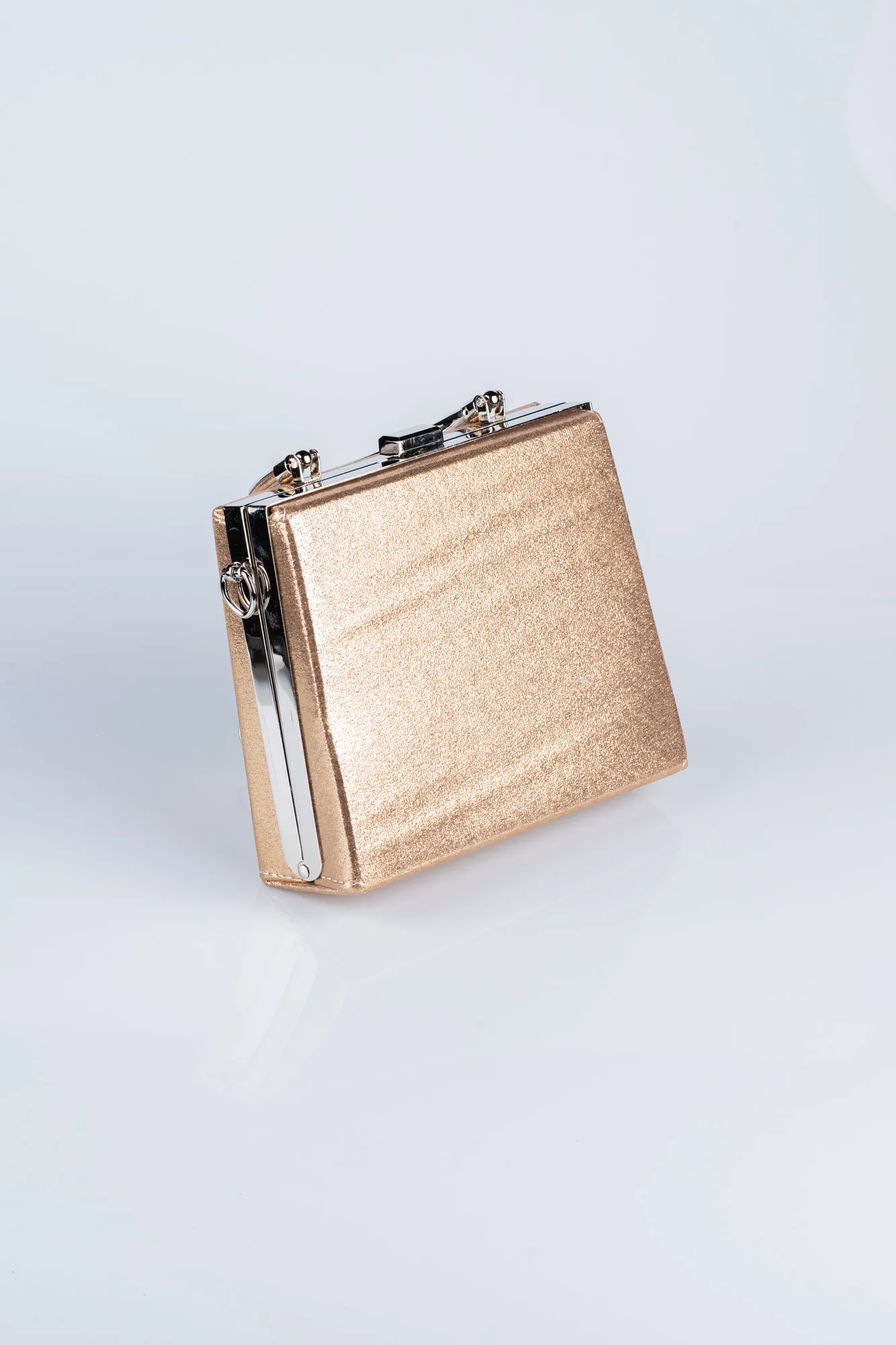 Copper-Plaster Fabric Box Bag V294