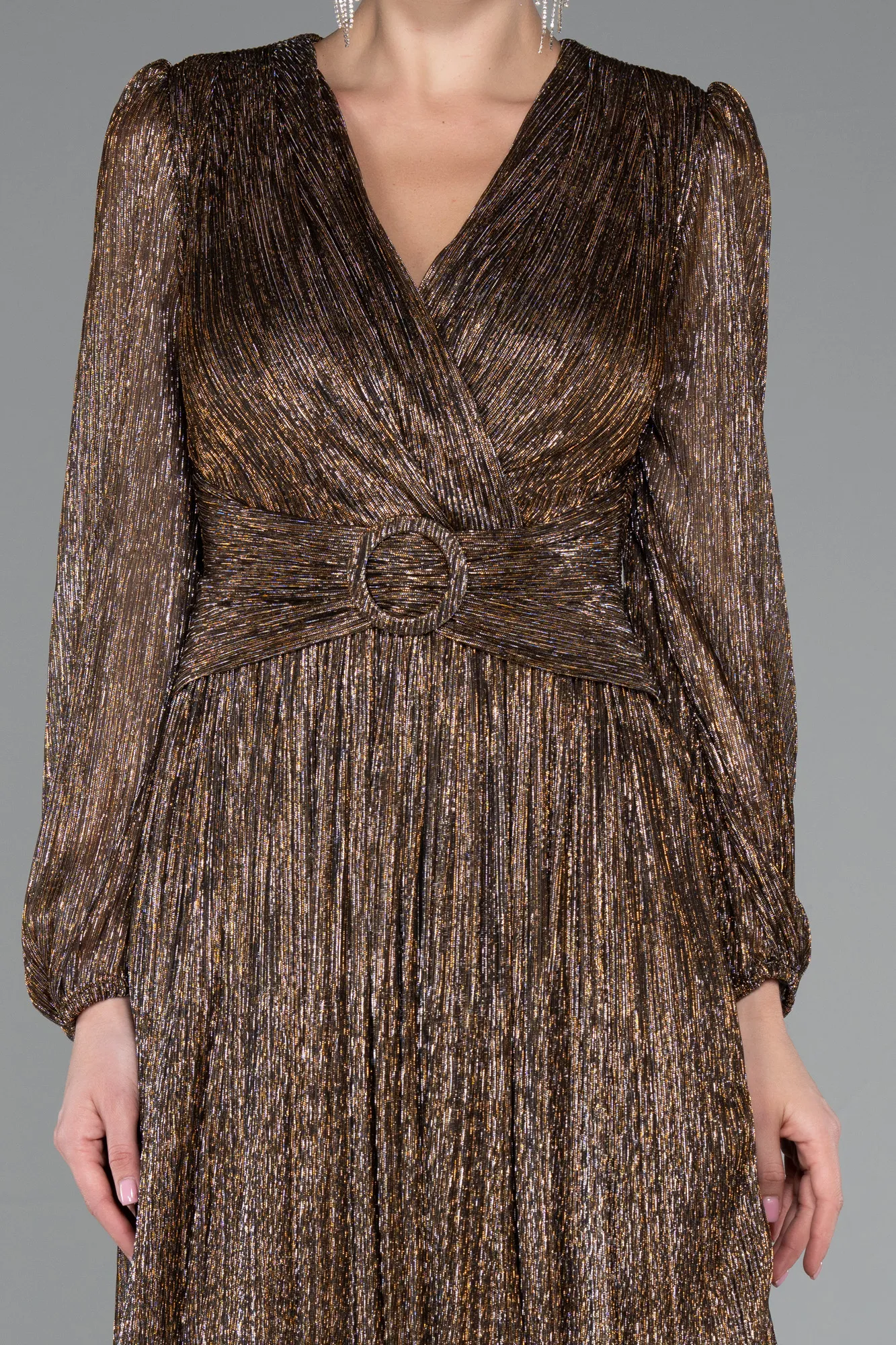 Copper-Short Cocktail Dress ABK2376