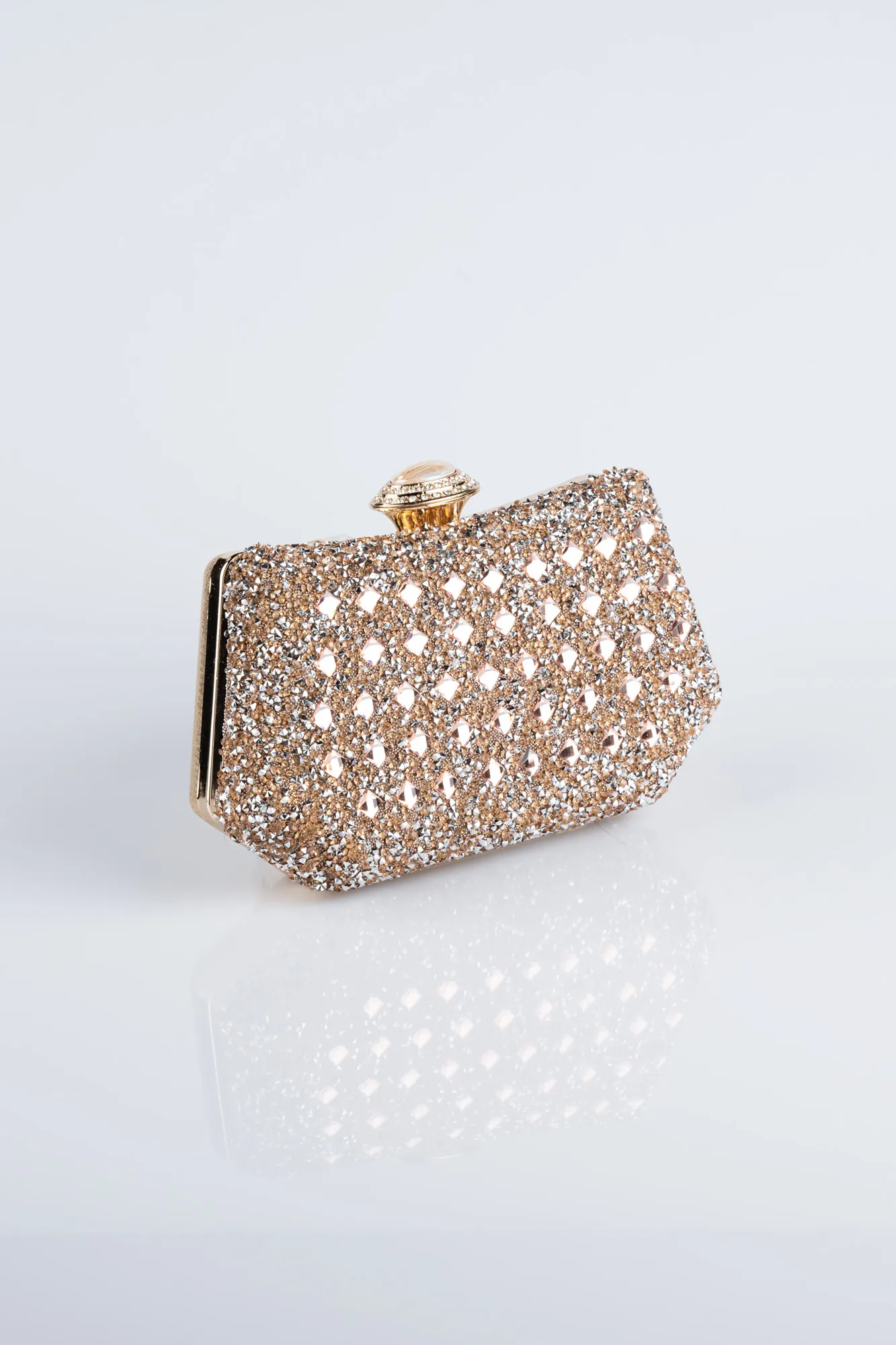 Copper-Stony Box Bag SH812