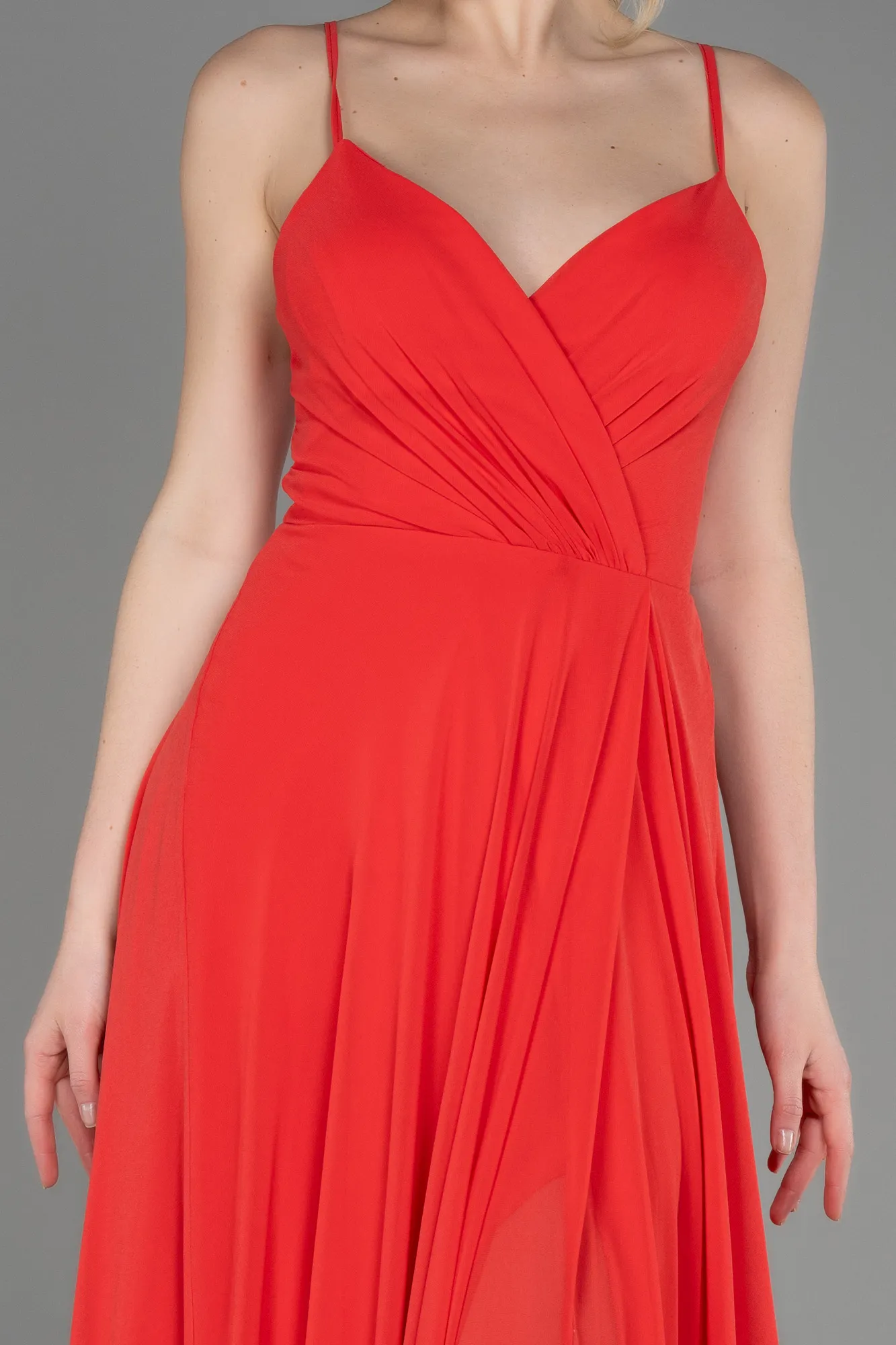 Coral-Long Prom Gown ABU1305
