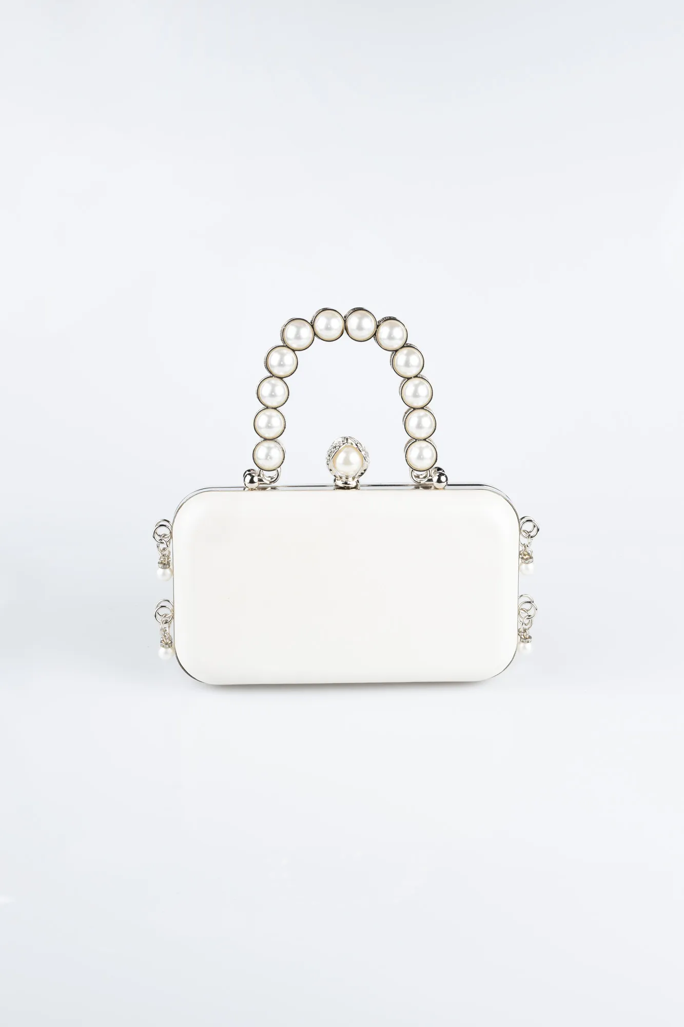 Ecru-Leather Night Bag KC714