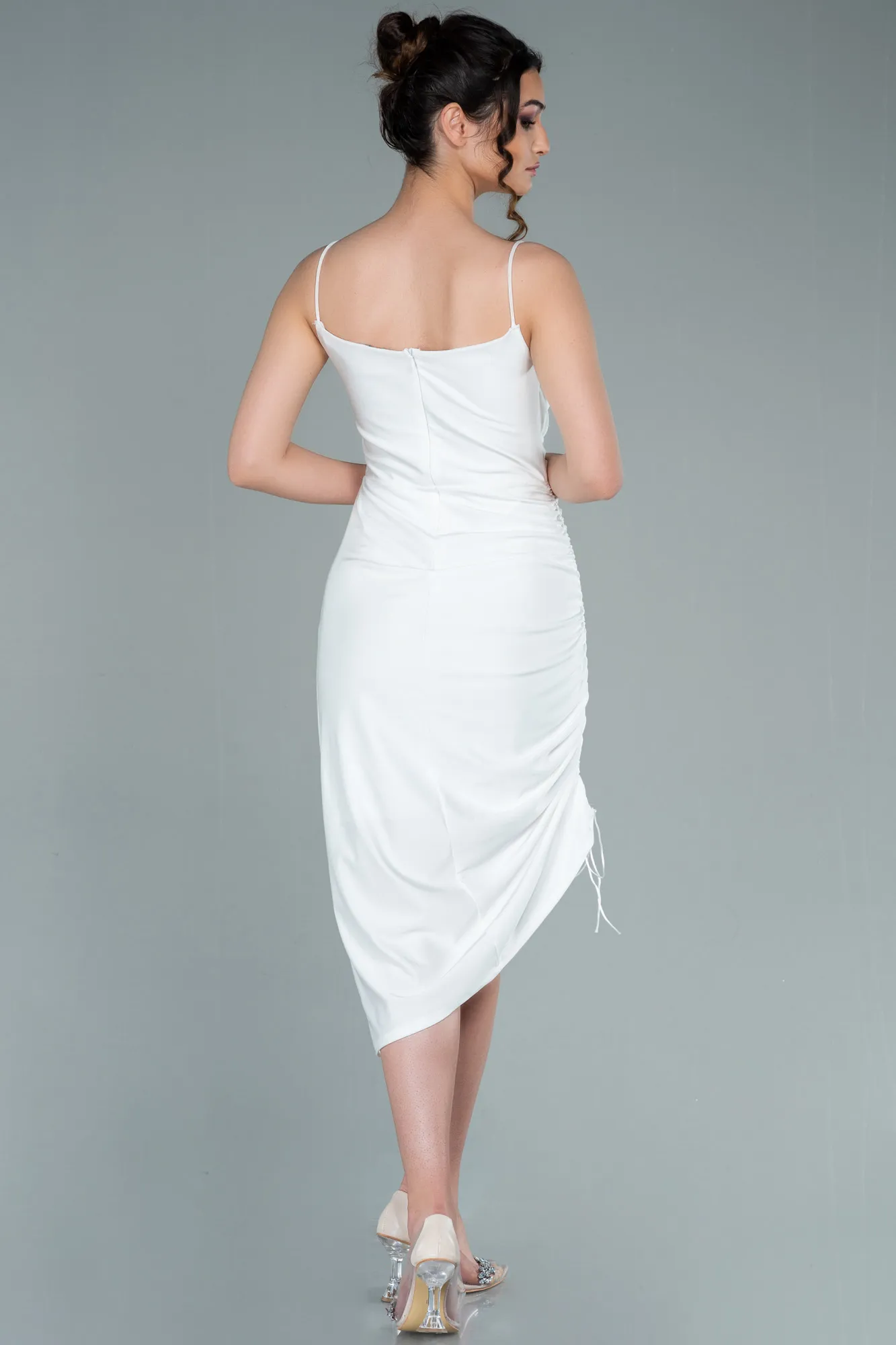 Ecru-Midi Night Dress ABK1900