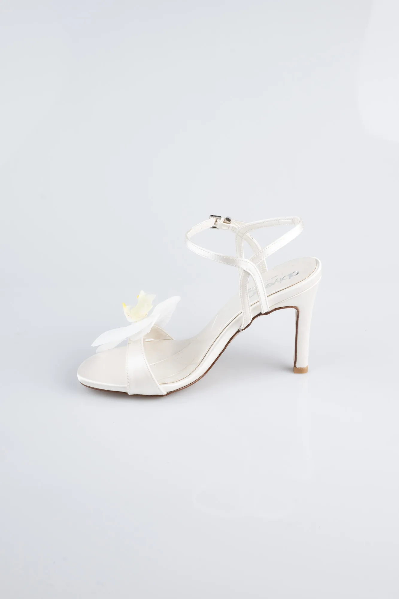 Ecru-Satin Evening Shoe AB1151