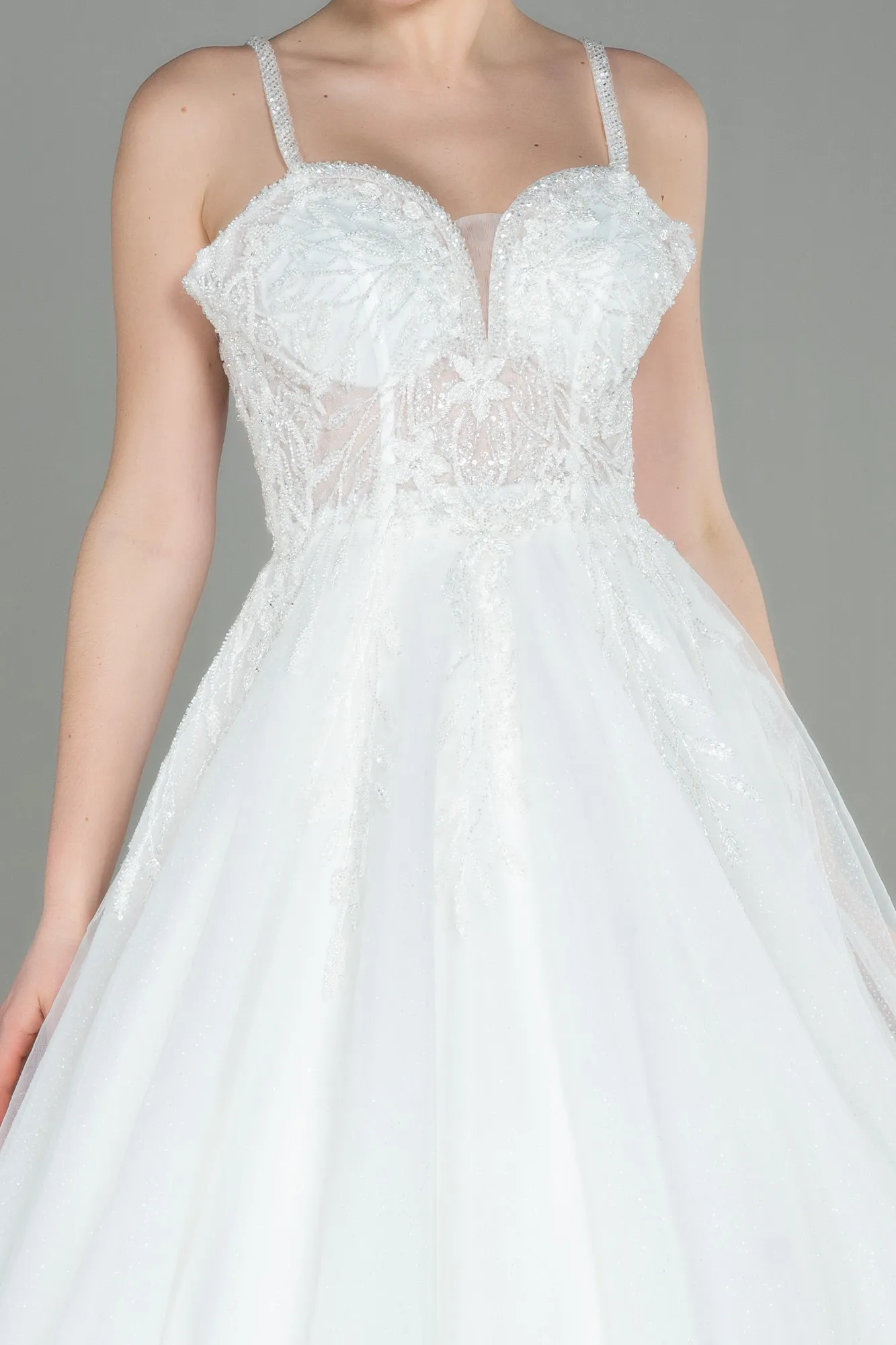 Ecru-Wedding Dress ABG009