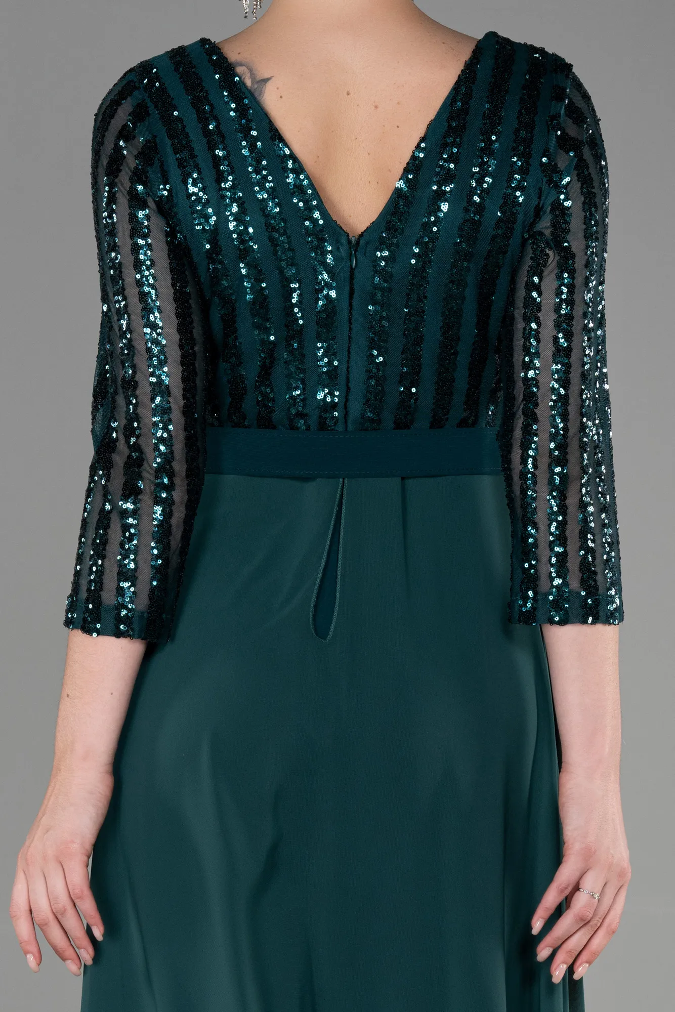 Emerald Green-Long Evening Dress ABT052