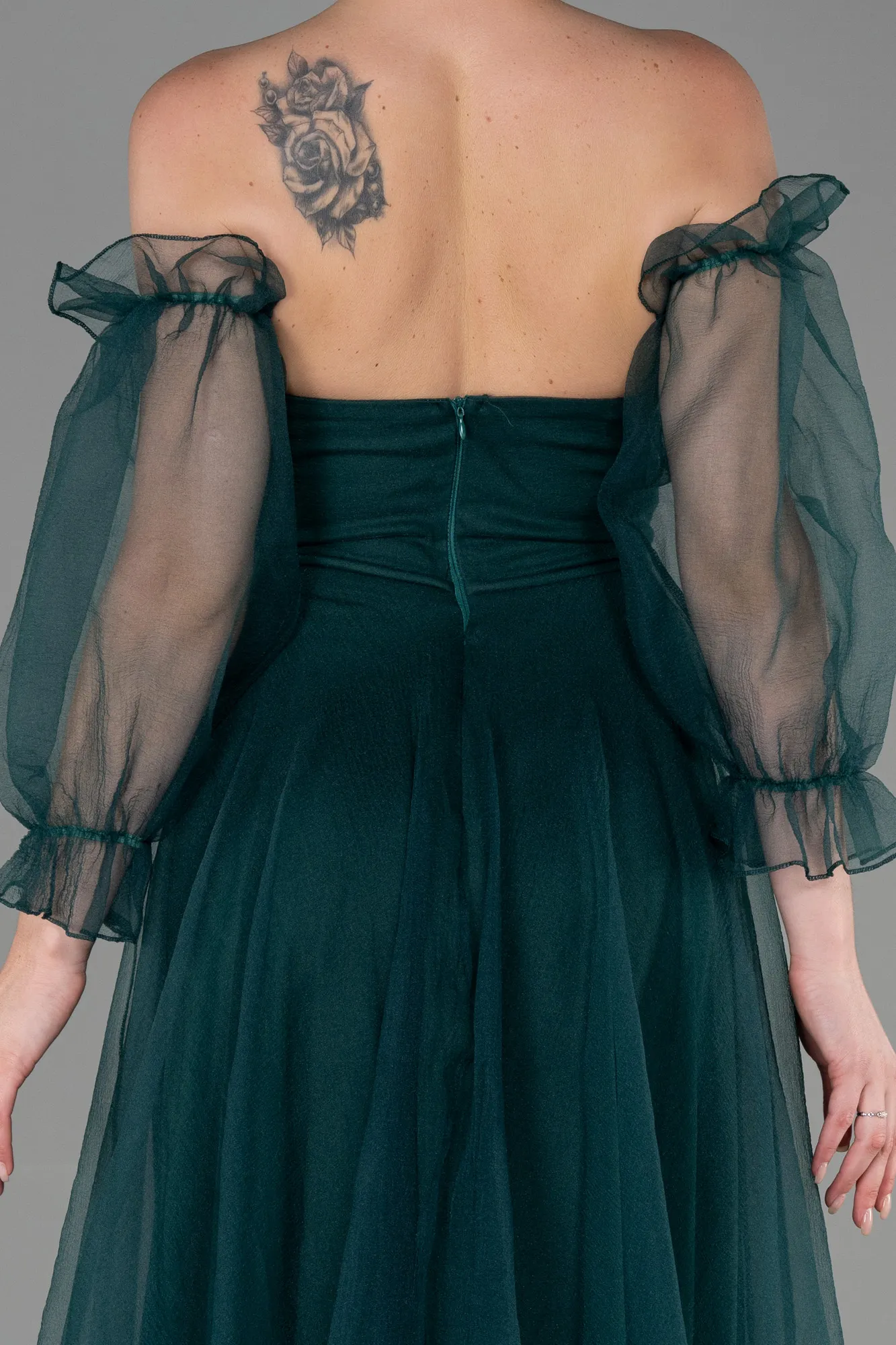 Emerald Green-Long Evening Dress ABU2076