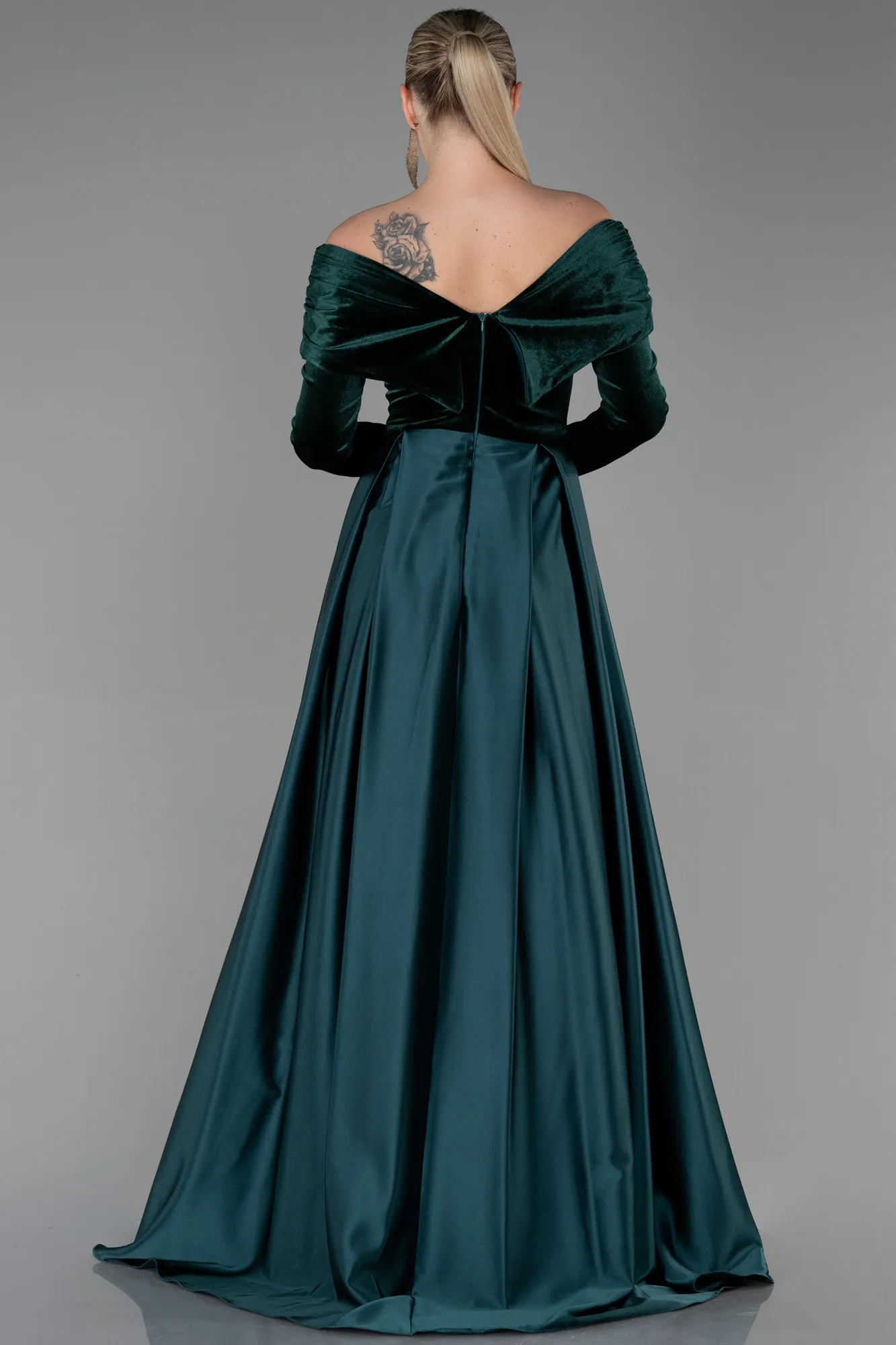 Emerald Green-Long Evening Dress ABU2083