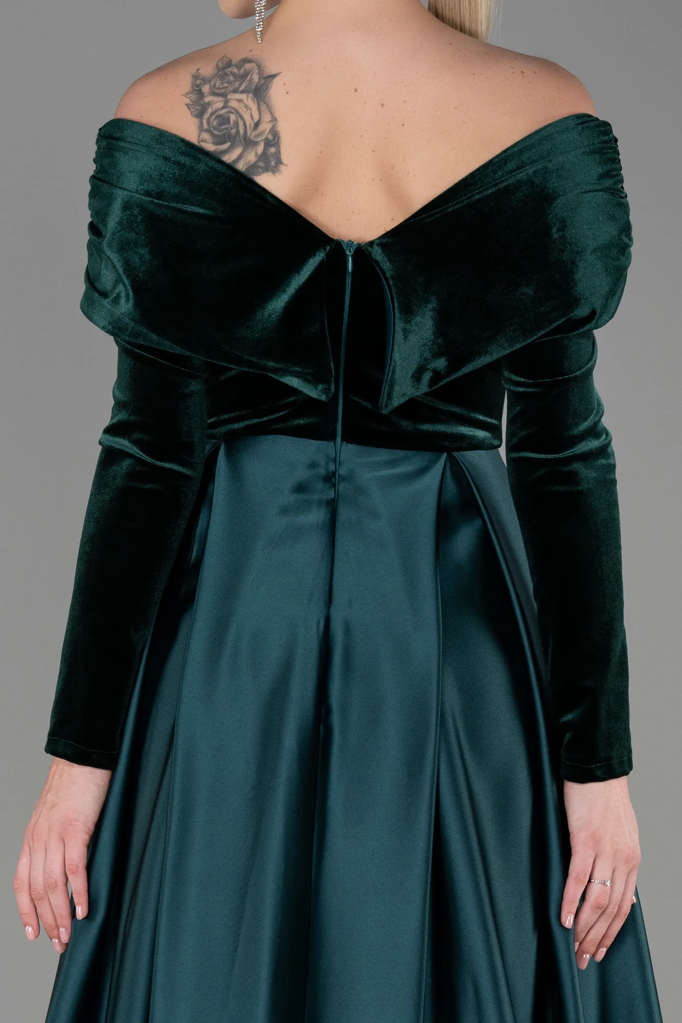 Emerald Green-Long Evening Dress ABU2083