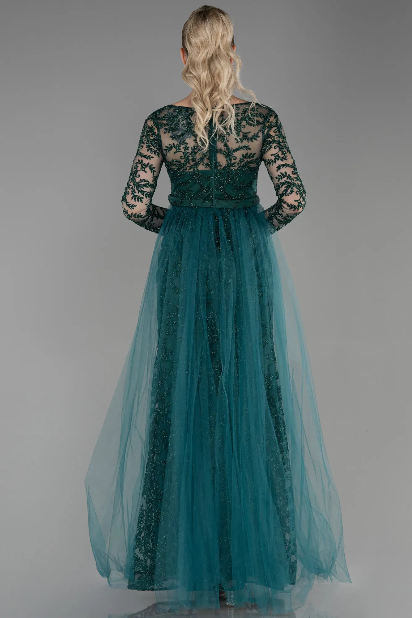 Emerald Green-Long Evening Dress ABU2237
