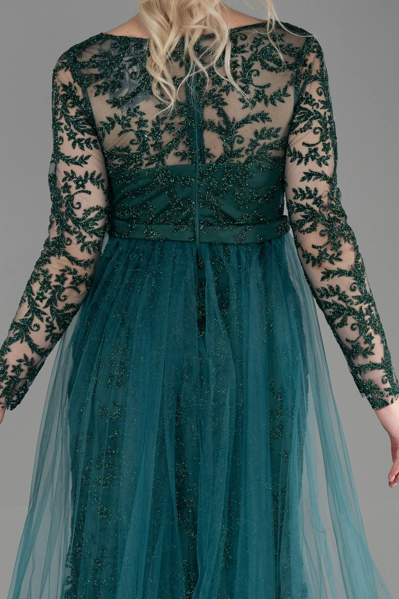 Emerald Green-Long Evening Dress ABU2237