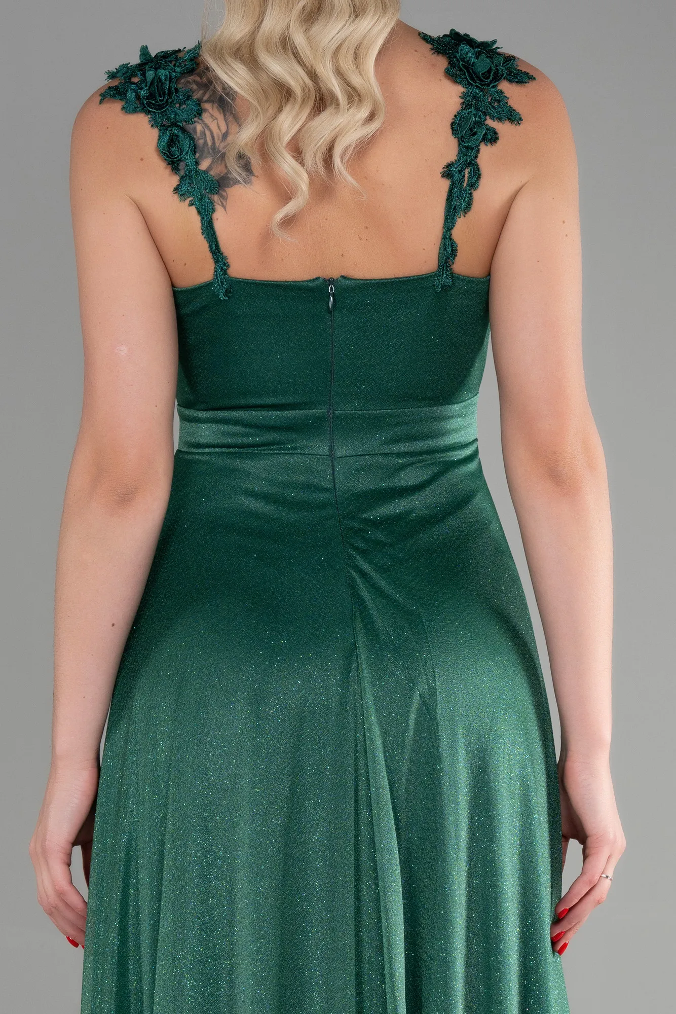 Emerald Green-Long Evening Dress ABU2307