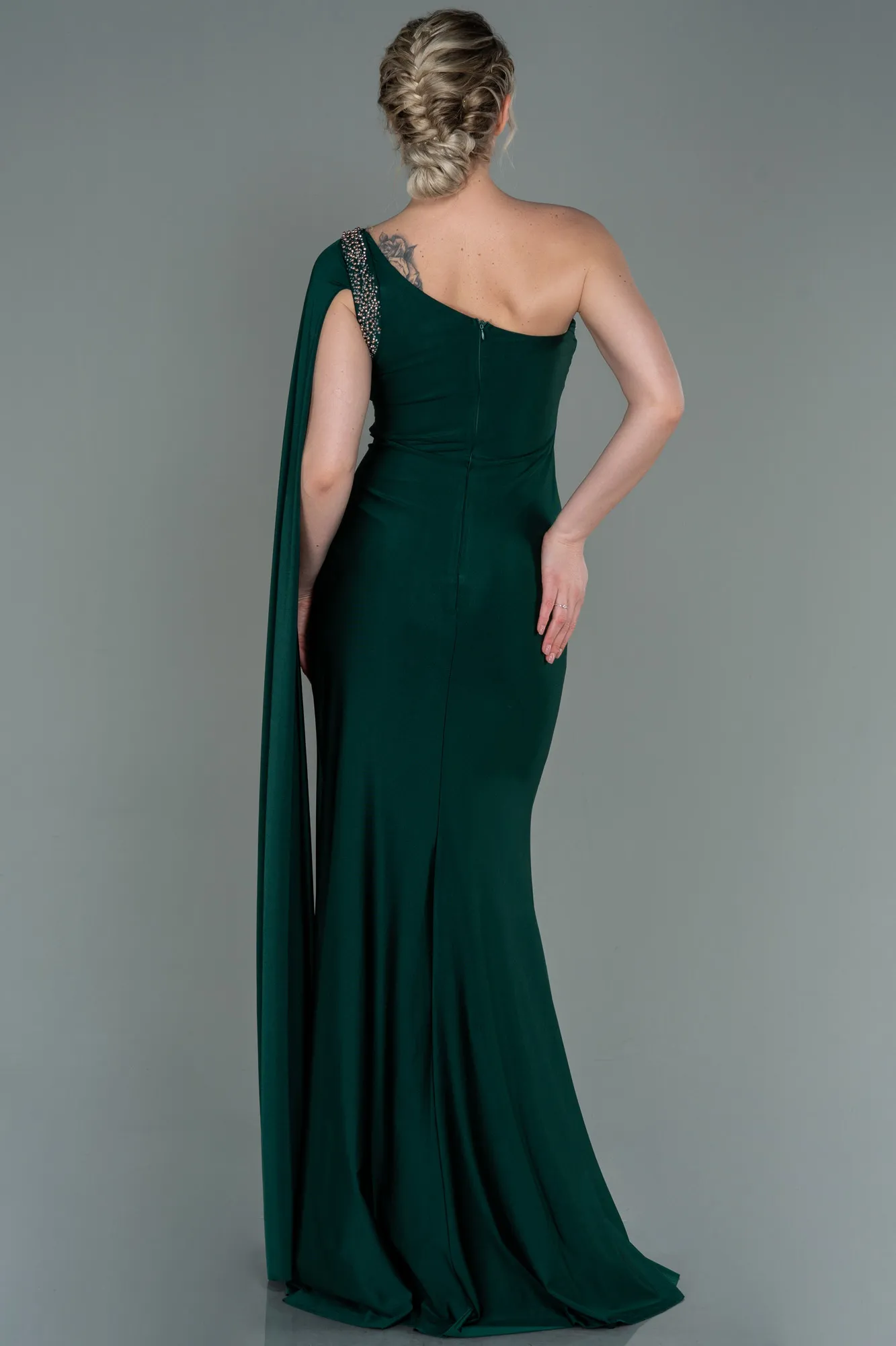 Emerald Green-Long Evening Dress ABU2663