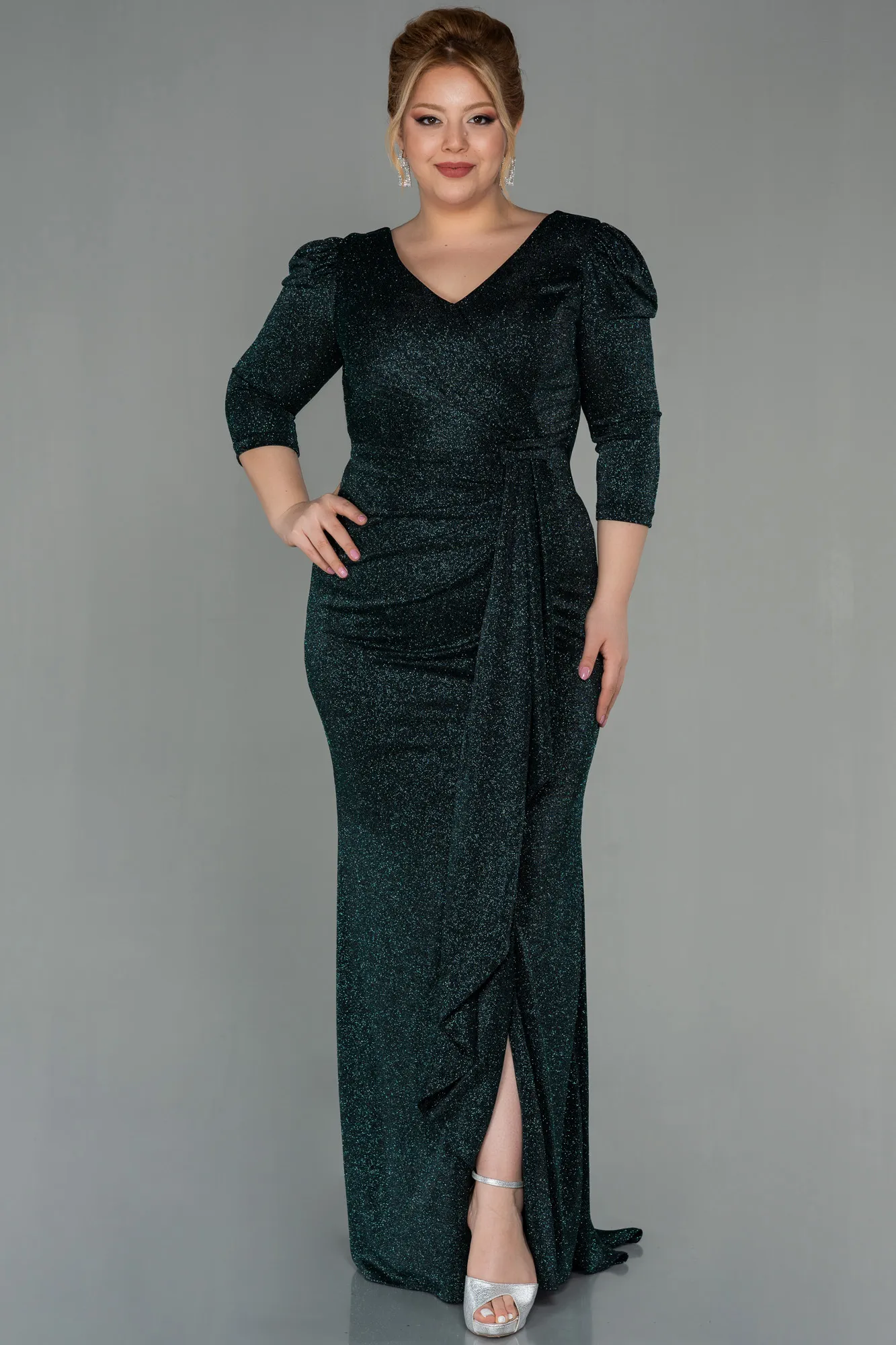 Emerald Green-Long Evening Dress ABU2802