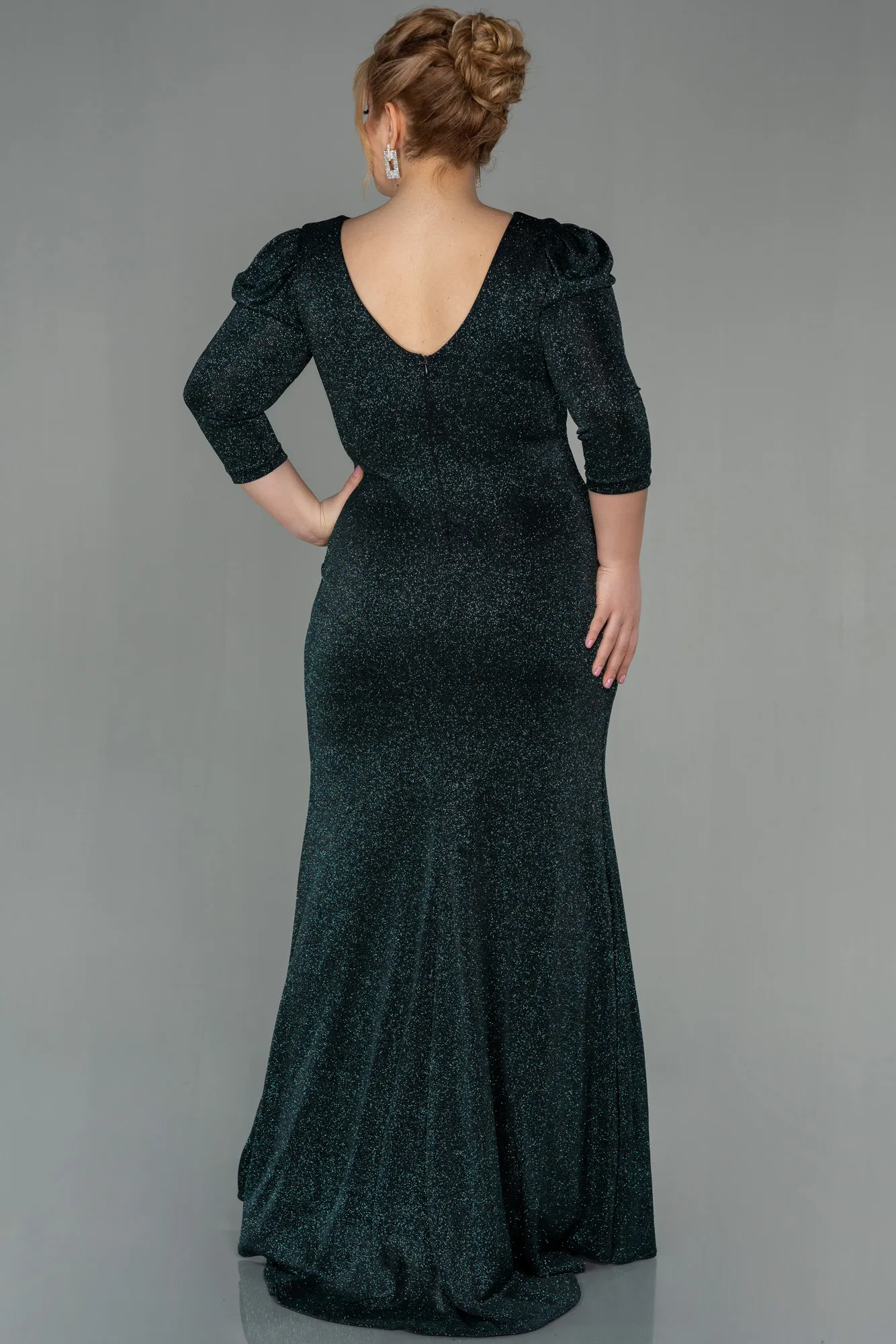 Emerald Green-Long Evening Dress ABU2802