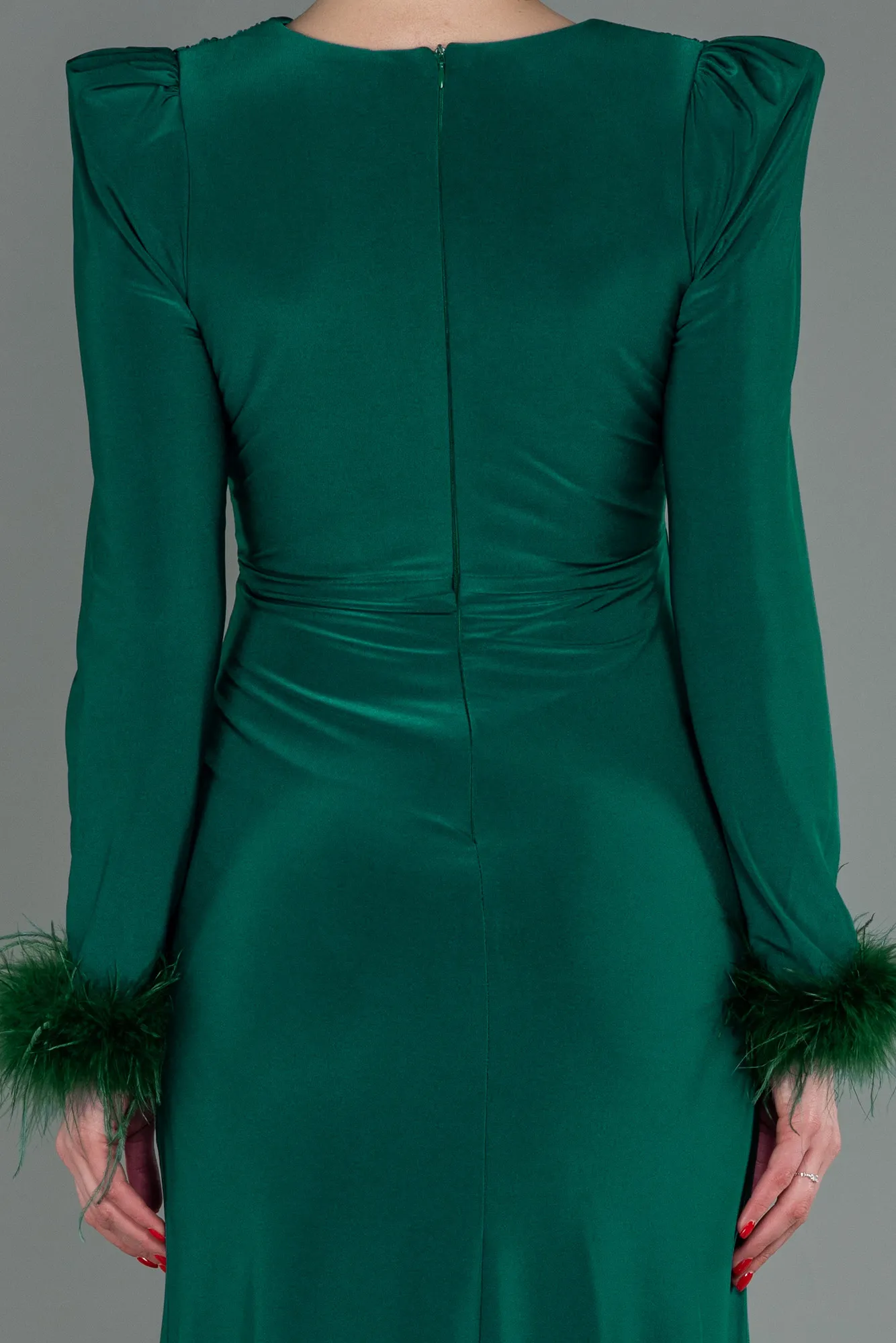 Emerald Green-Long Evening Dress ABU2804