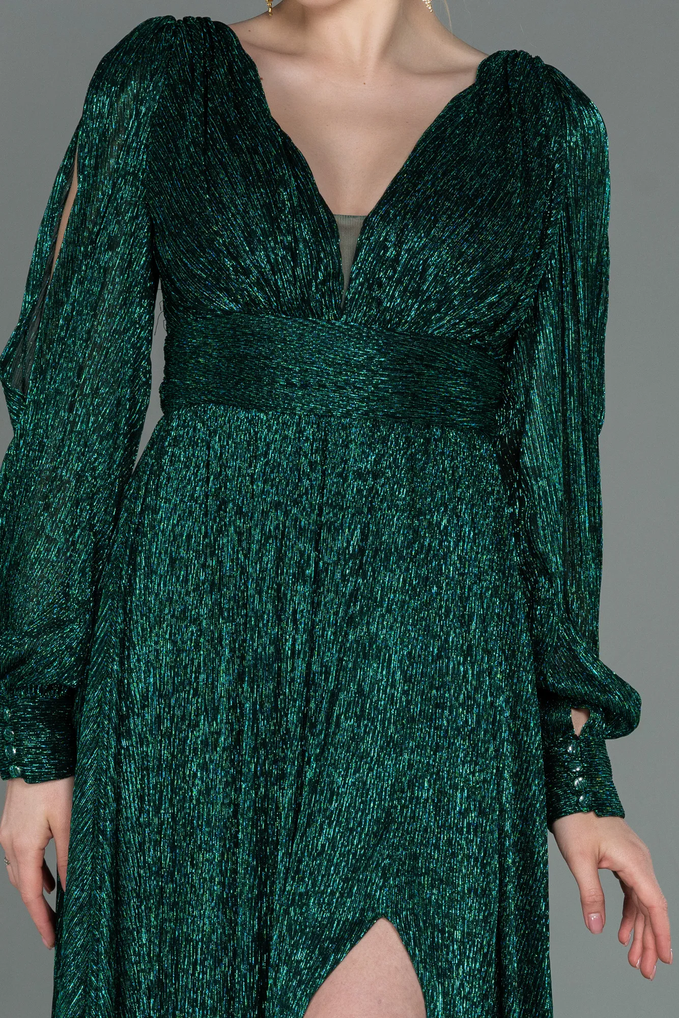 Emerald Green-Long Evening Dress ABU2905