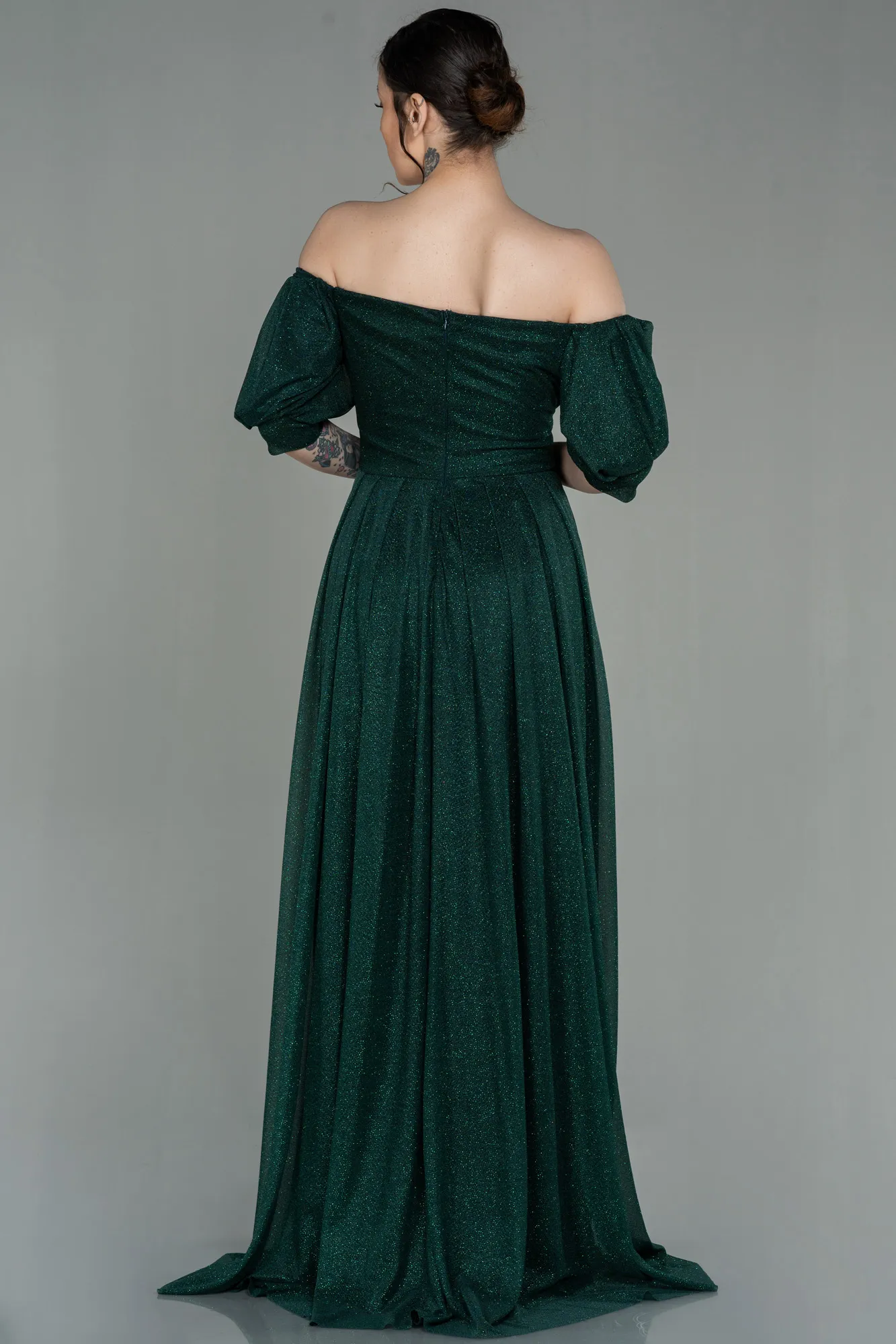 Emerald Green-Long Evening Dress ABU2983